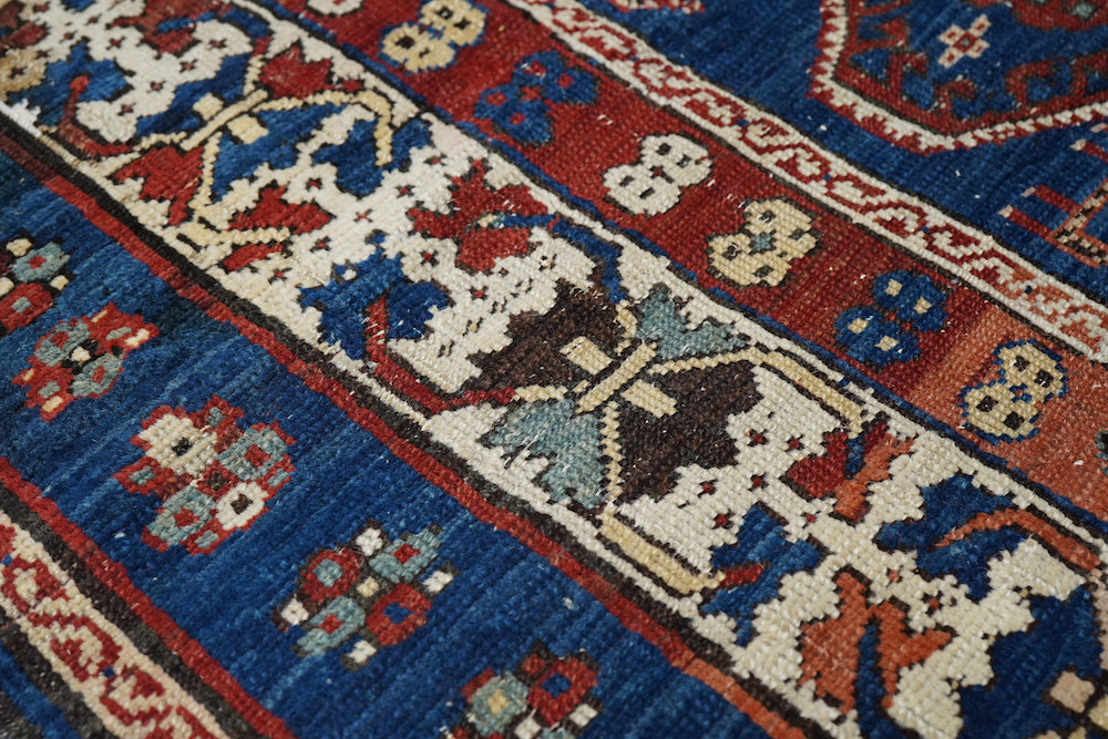 Antique Caucasian Shirvan Rug 3'9'' x 7'3''