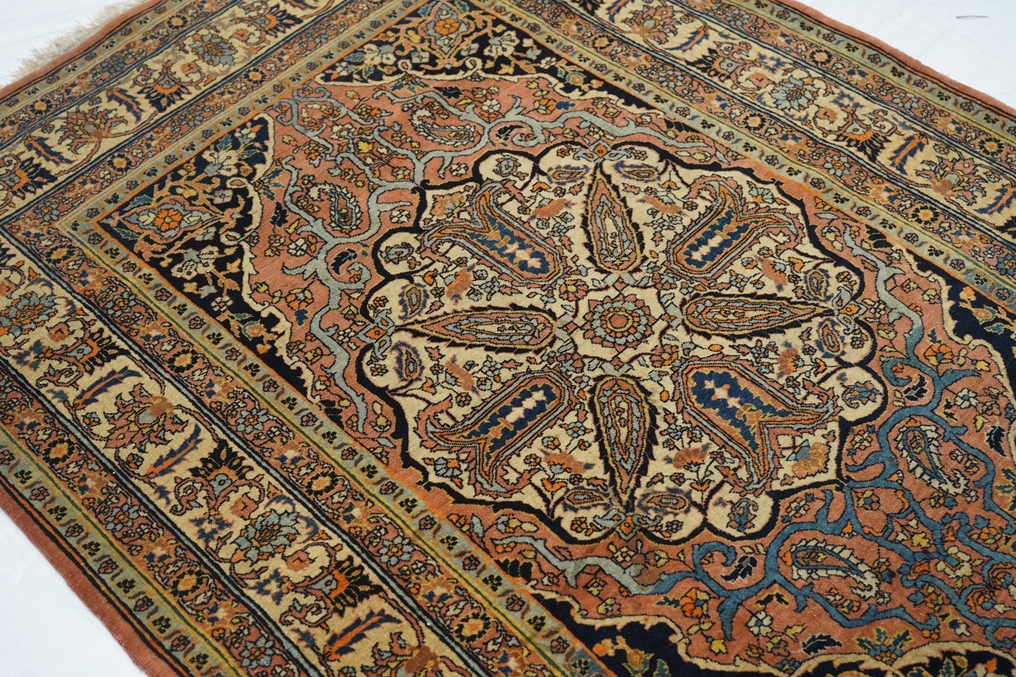 Antique Haji Jalili Tabriz Rug 4'4'' x 6'3''