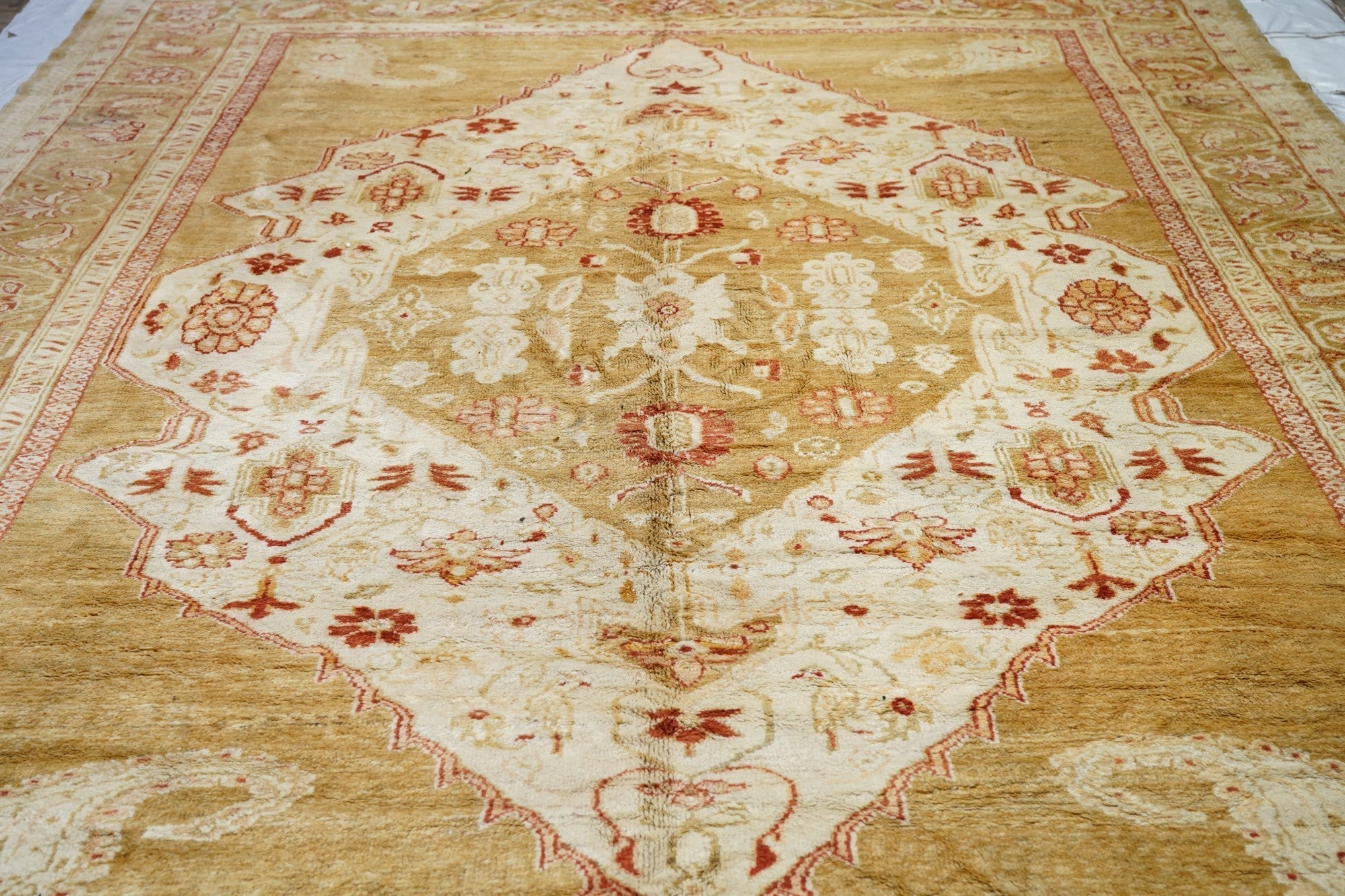 Antique Oushak Rug 10' x 13'5''