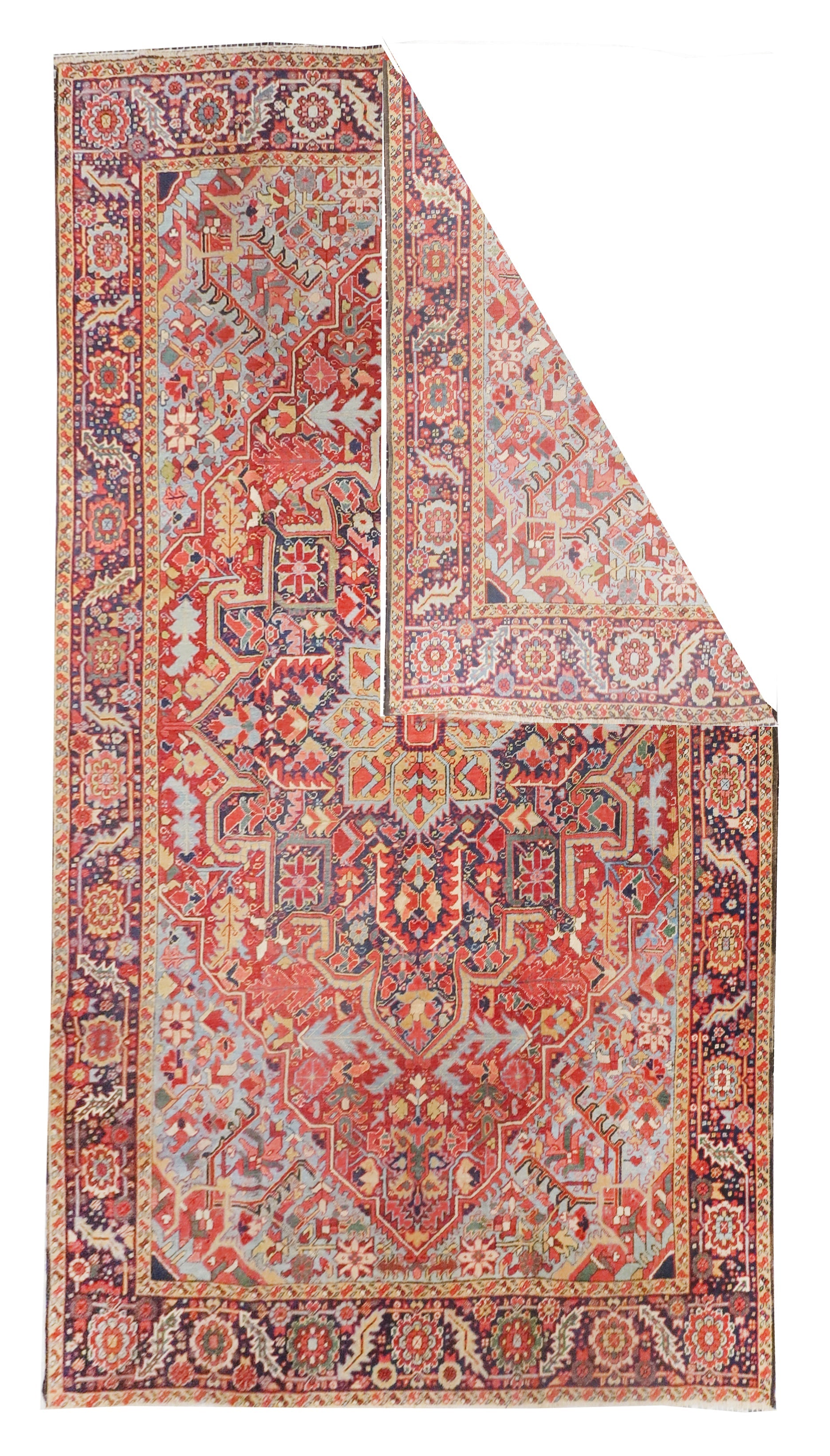 Antique Heriz Serapi Rug 9'4'' x 12'1''