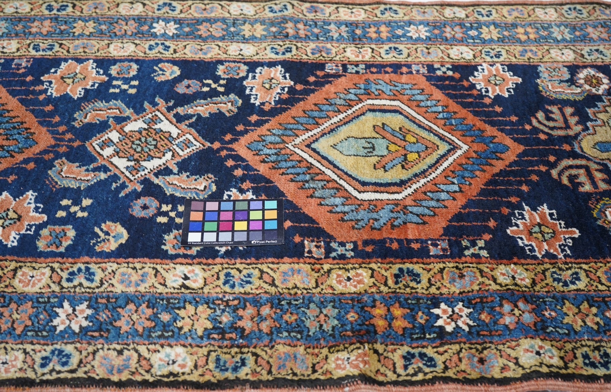 Antique Heriz Runner 3'4'' x 14'5''