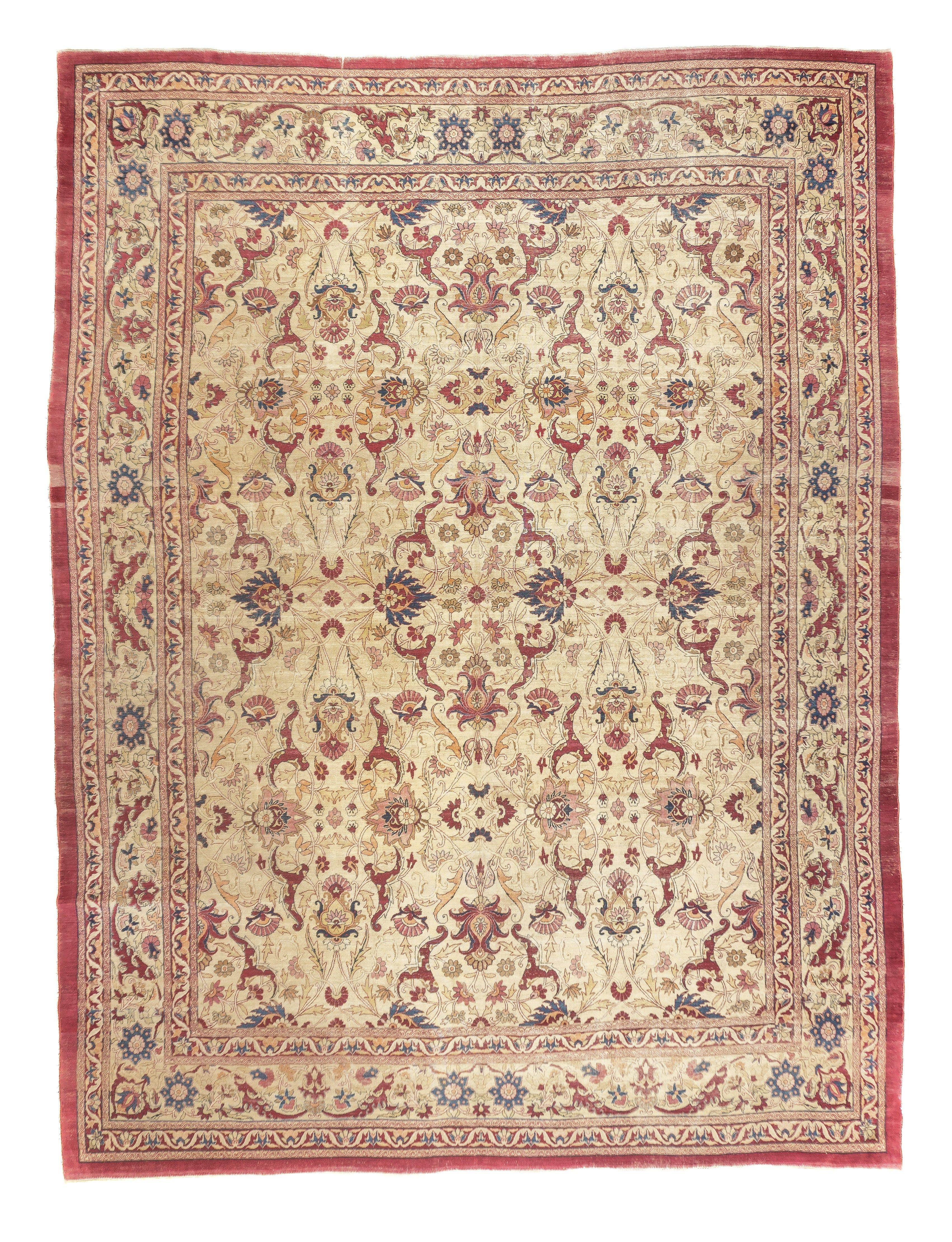 Antique Kerman Rug 10'8'' x 14'1''