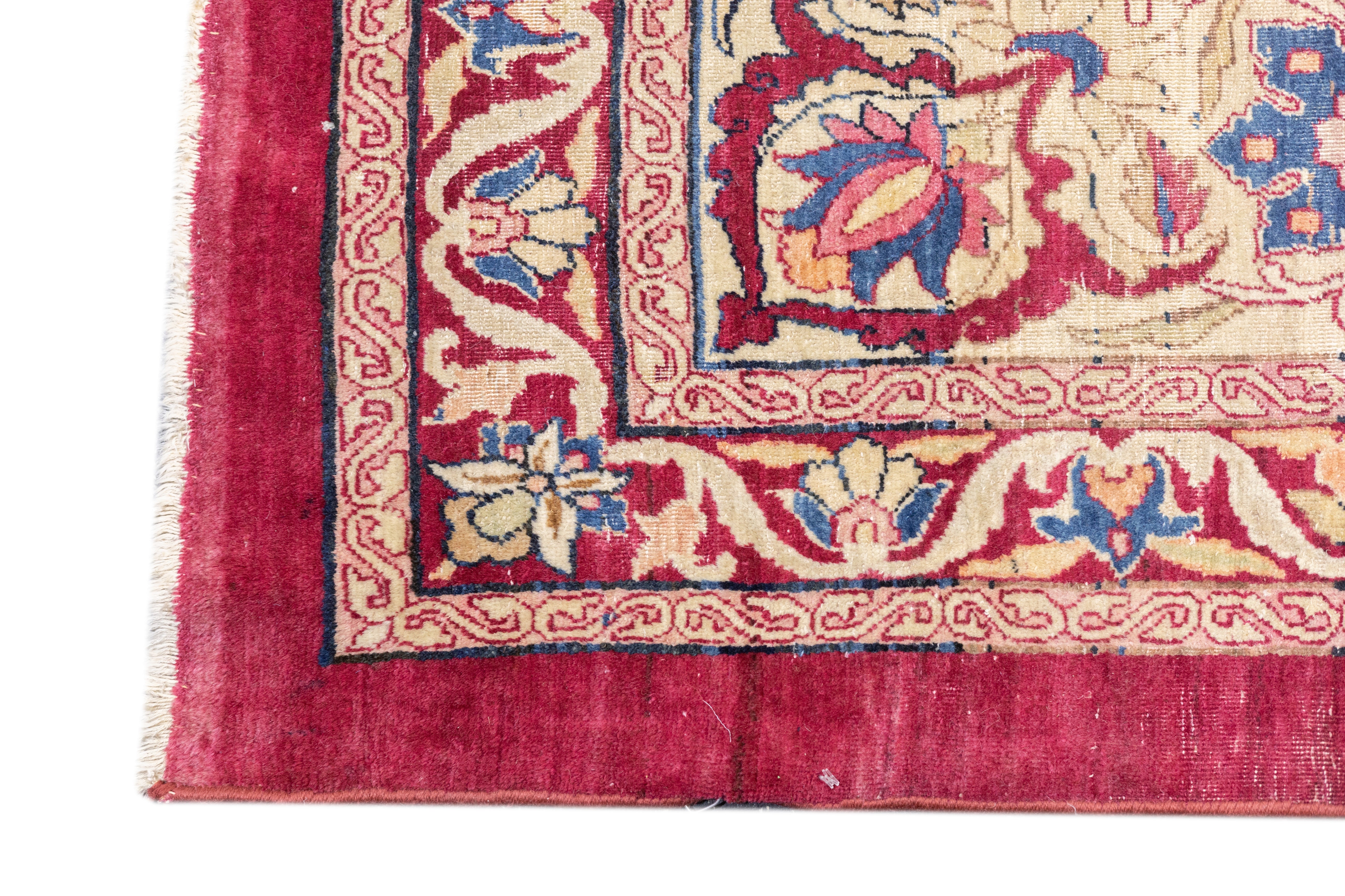 Antique Kerman Rug 10'8'' x 14'1''