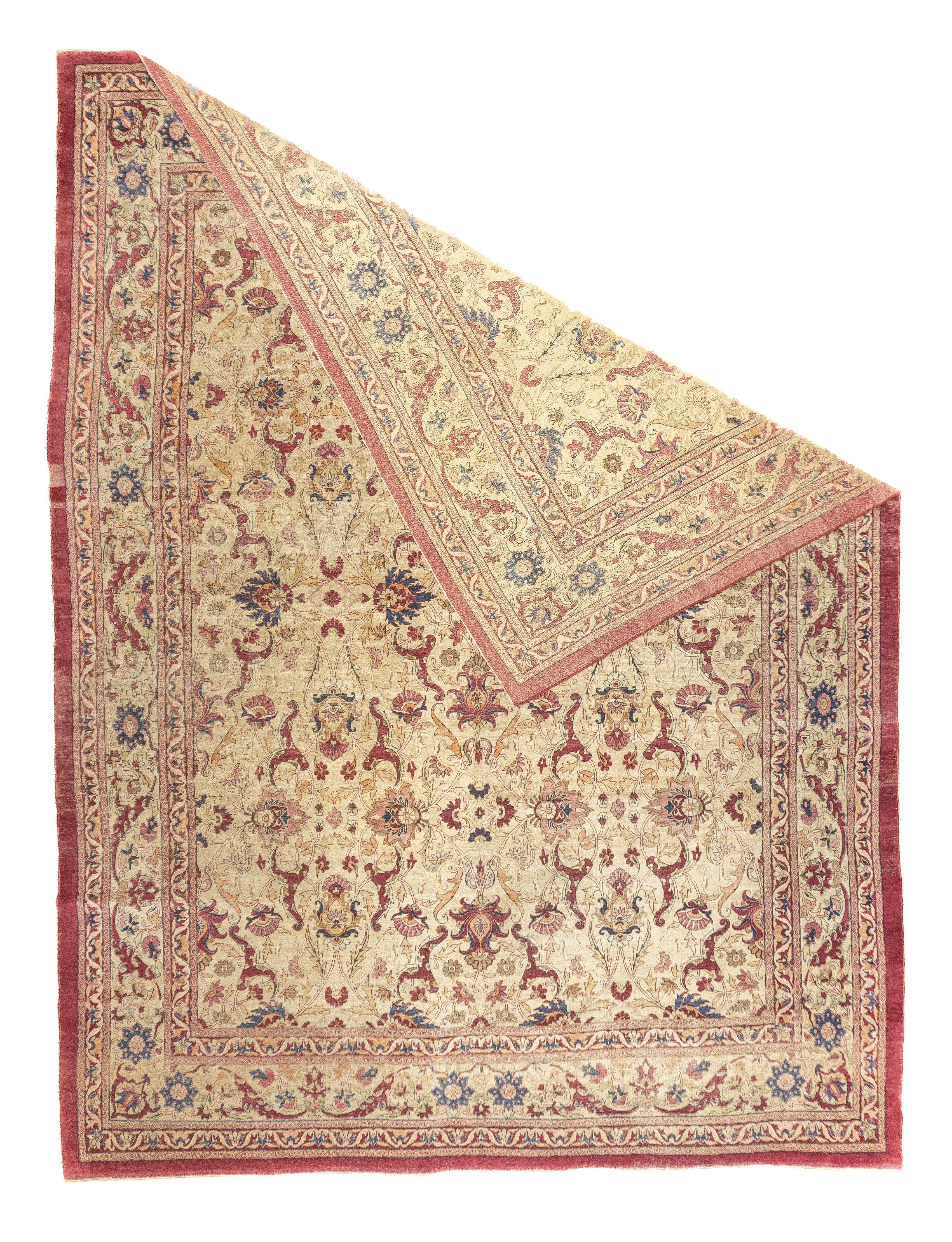 Antique Kerman Rug 10'8'' x 14'1''