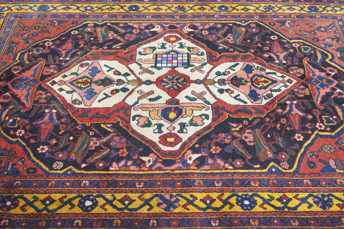Antique Bakhtiari Rug 5'0'' x 6'4''