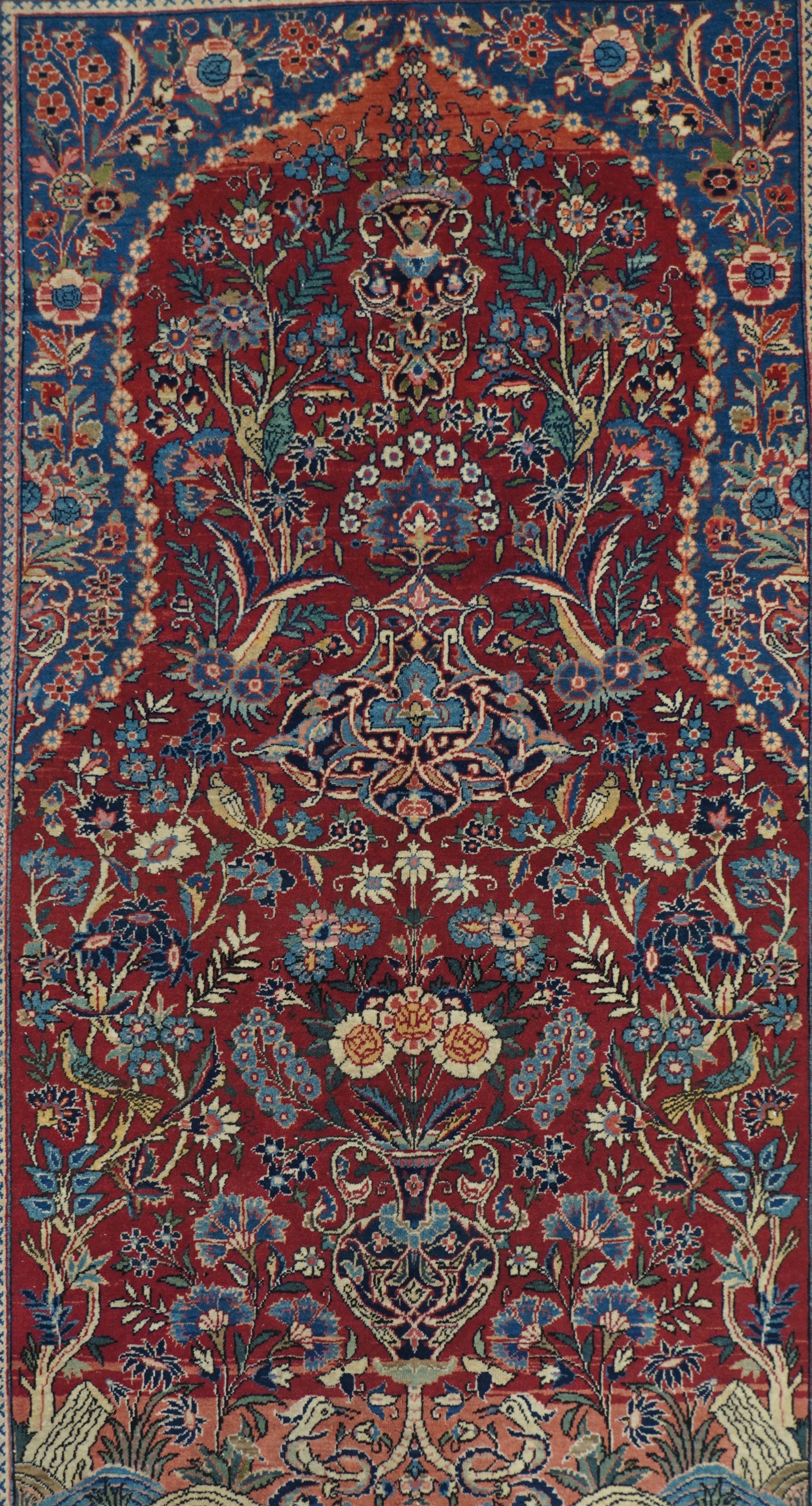 Vintage Kashan Rug 4'4'' x 6'6''