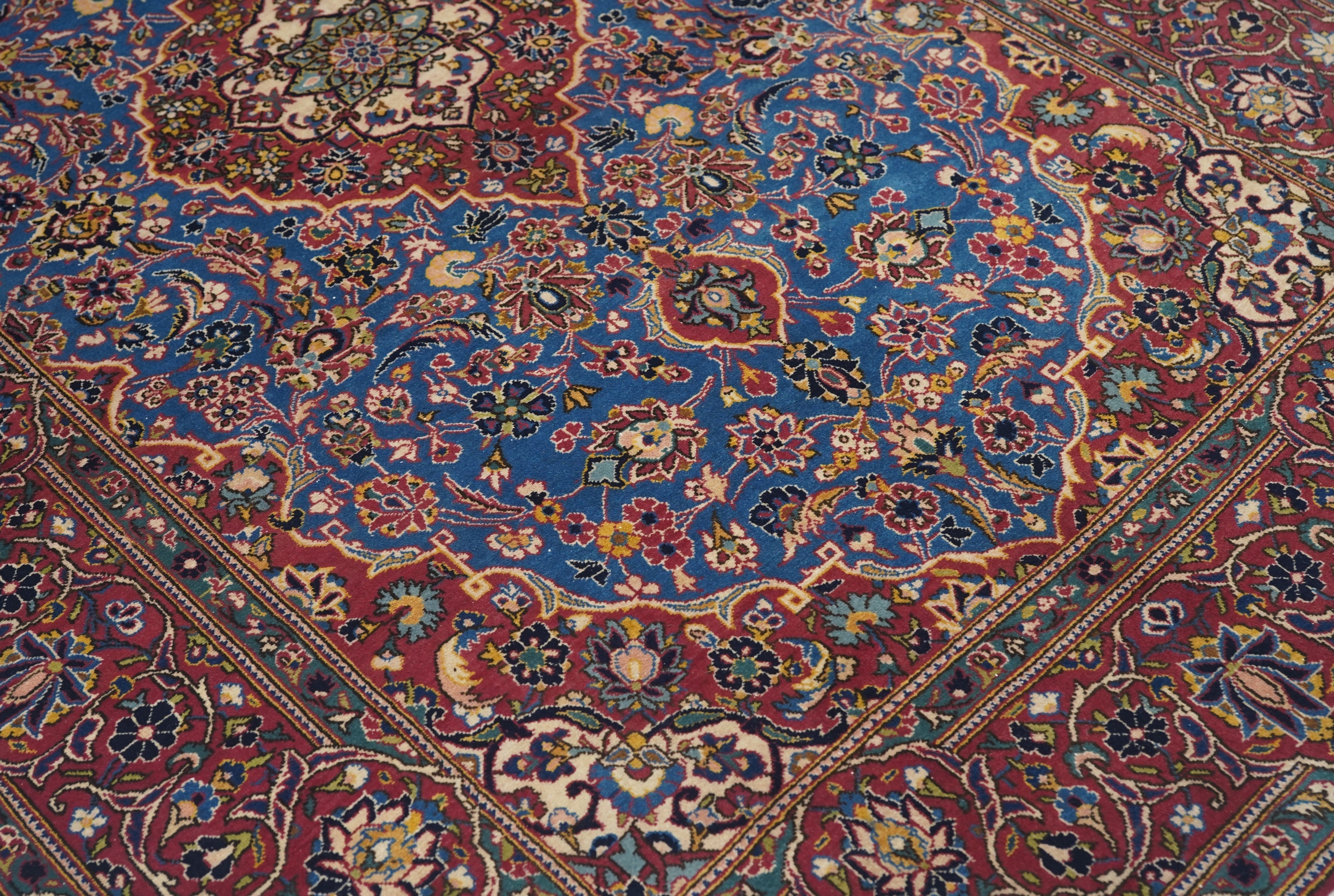Vintage Kashan Rug 4'7'' x 6'10''