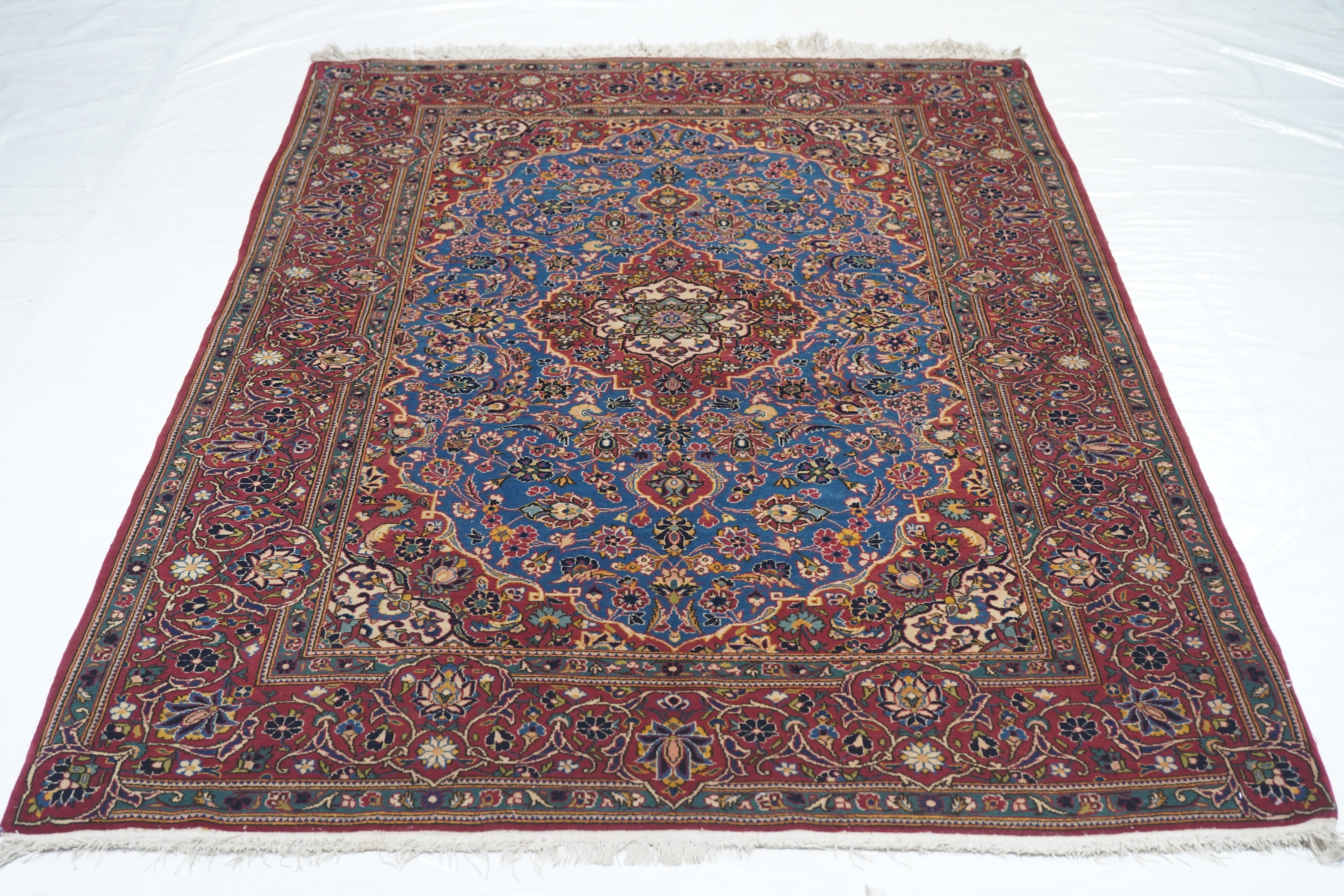 Vintage Kashan Rug 4'7'' x 6'10''