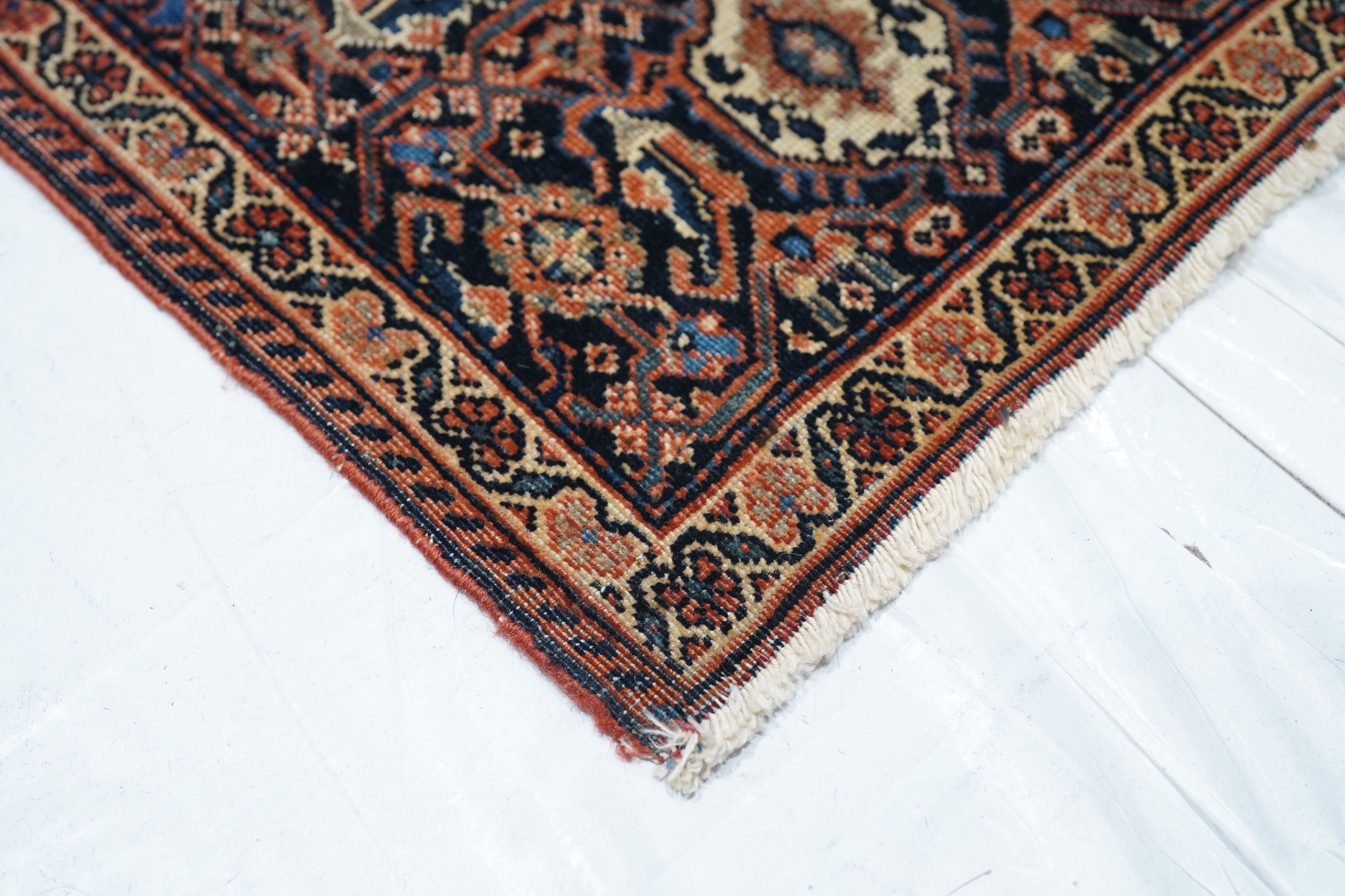 Antique Farahan Sarouk Rug 4'3'' x 6'5''