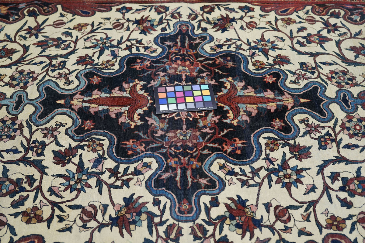 Antique Farahan Sarouk Rug 4'3'' x 6'5''