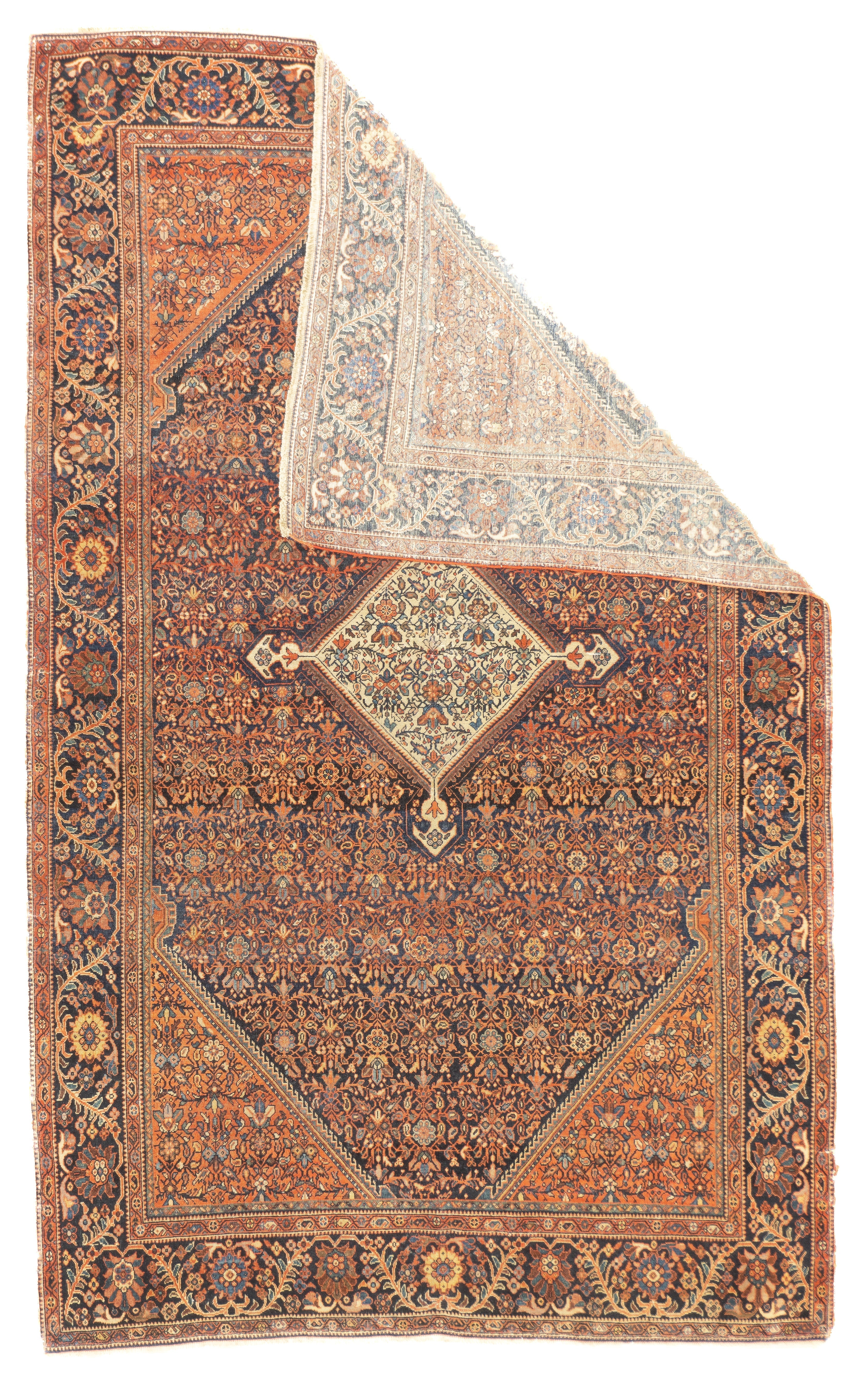 Antique Farahan Sarouk 4'1'' x 6'8''