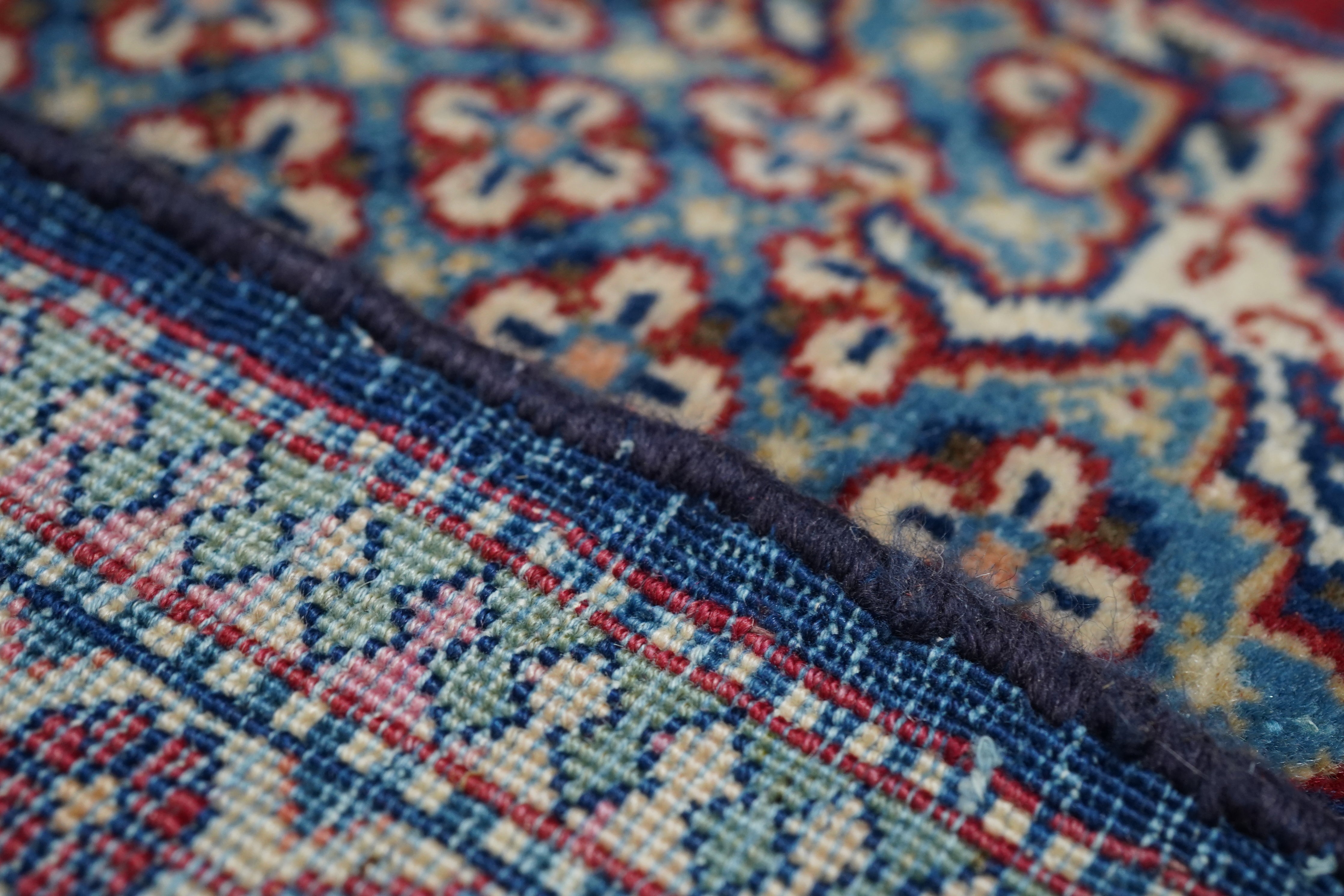 Antique Dabir Kashan Rug 4'4'' x 6'8''