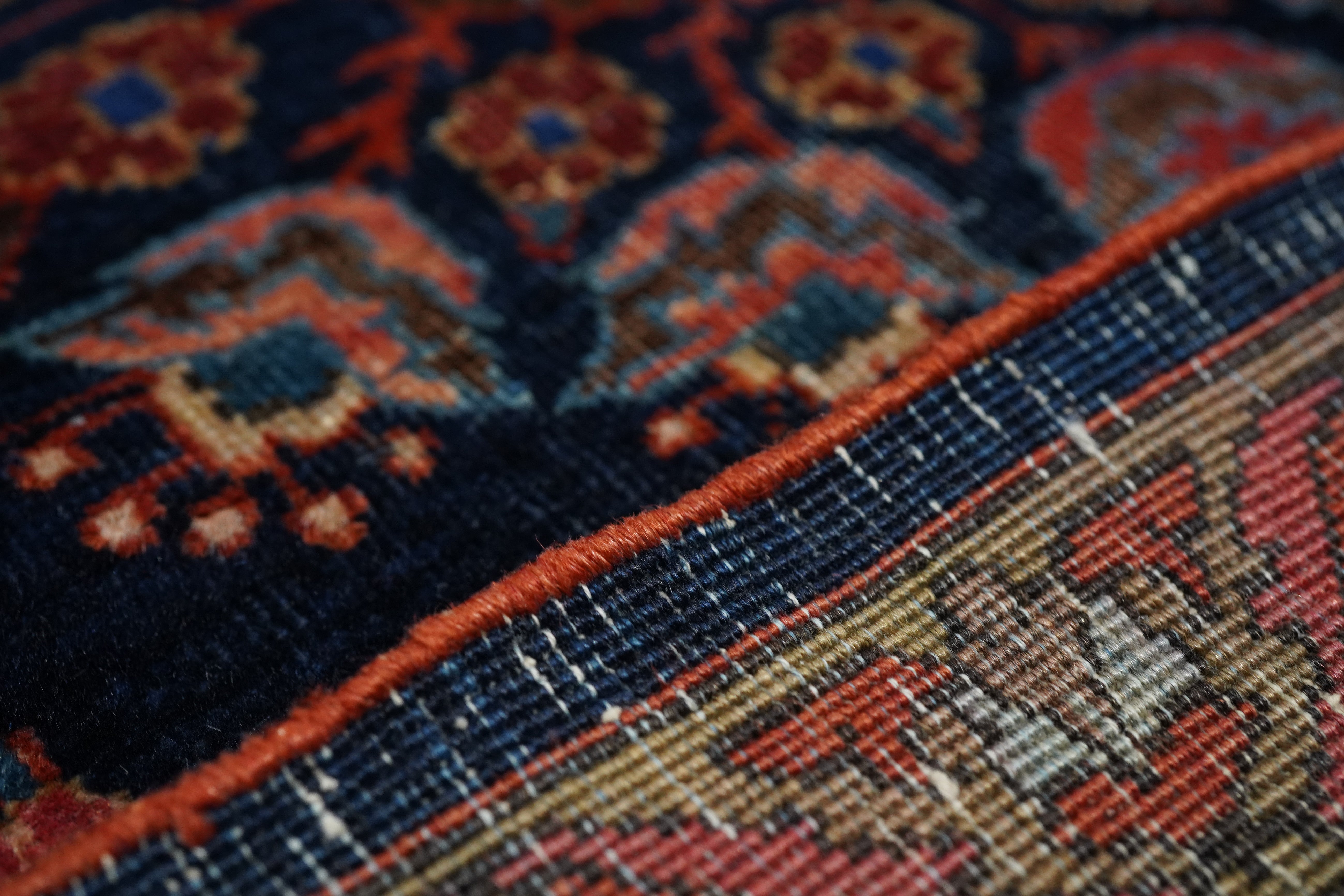 Antique Mohajeran Sarouk Rug 4'4'' x 6'4''