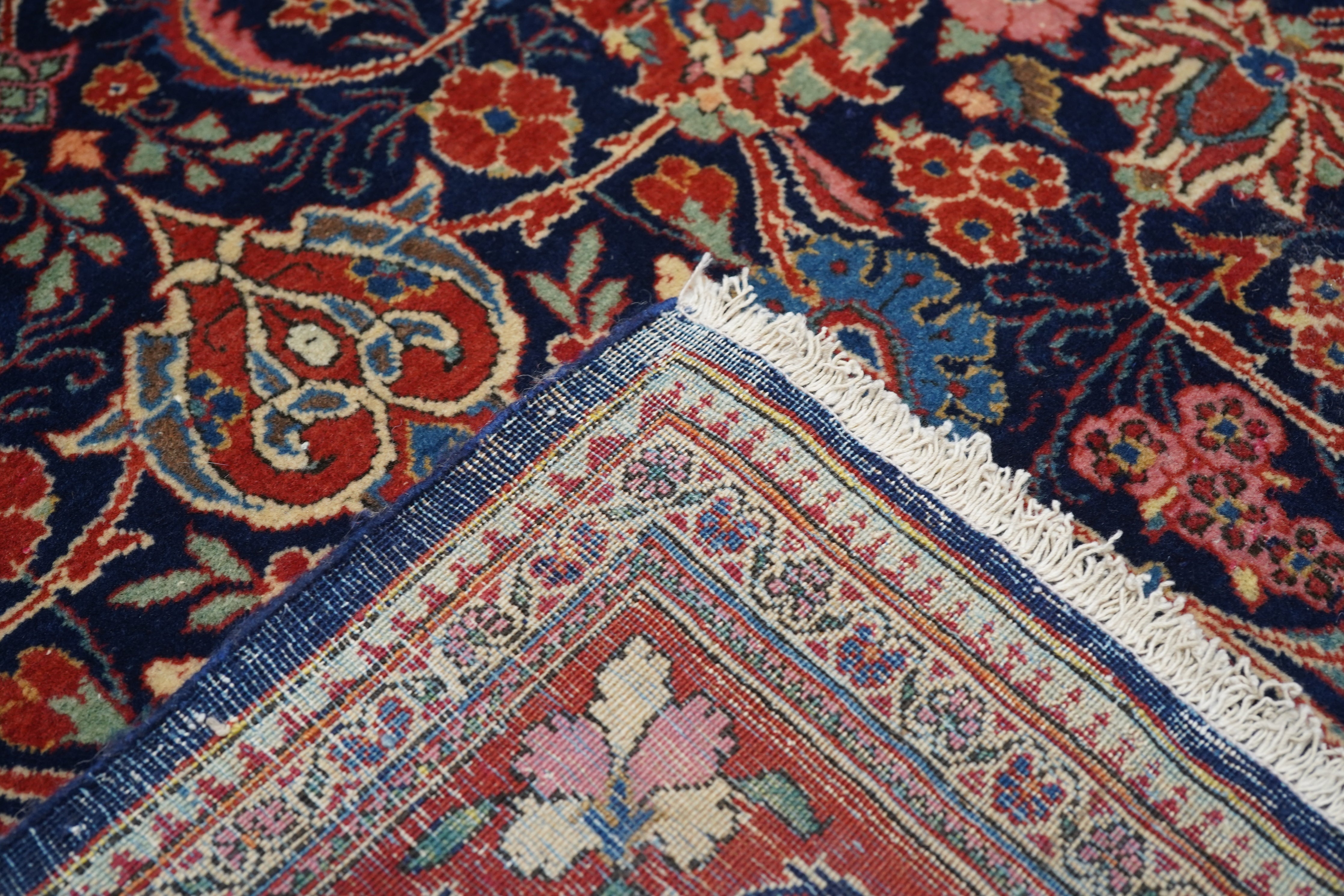 Vintage Kashan Rug 4'8'' x 7'7''