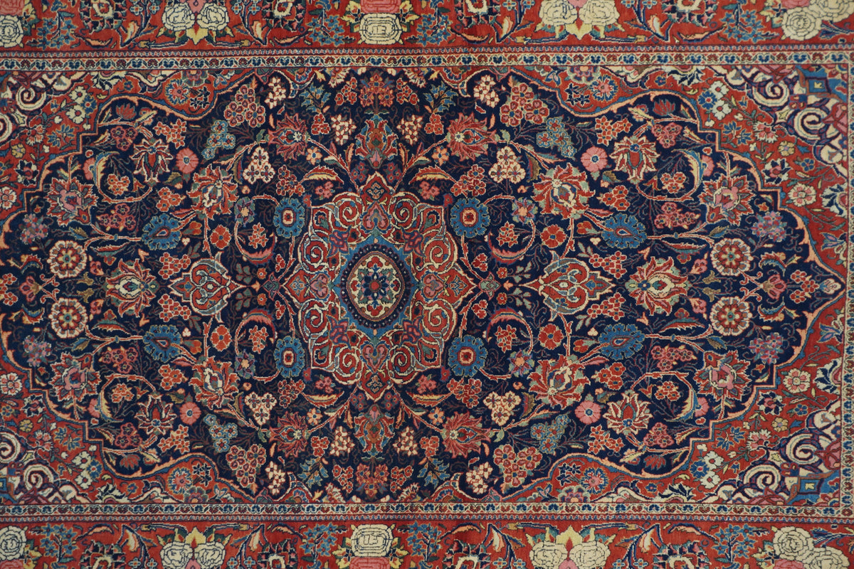 Vintage Kashan Rug 4'8'' x 7'7''