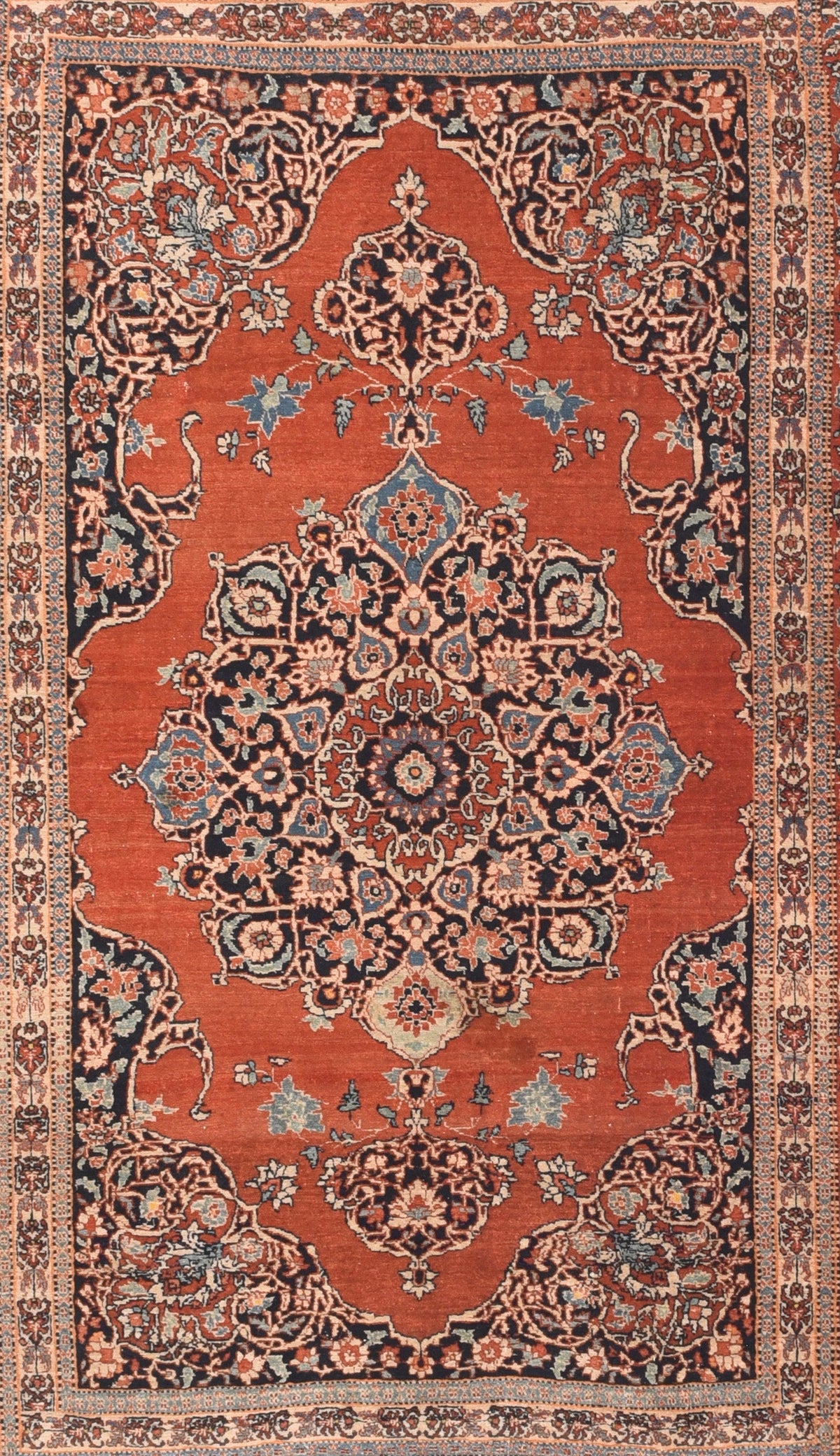 Antique Haji Jalili Tabriz Rug 4'4'' x 6'9''