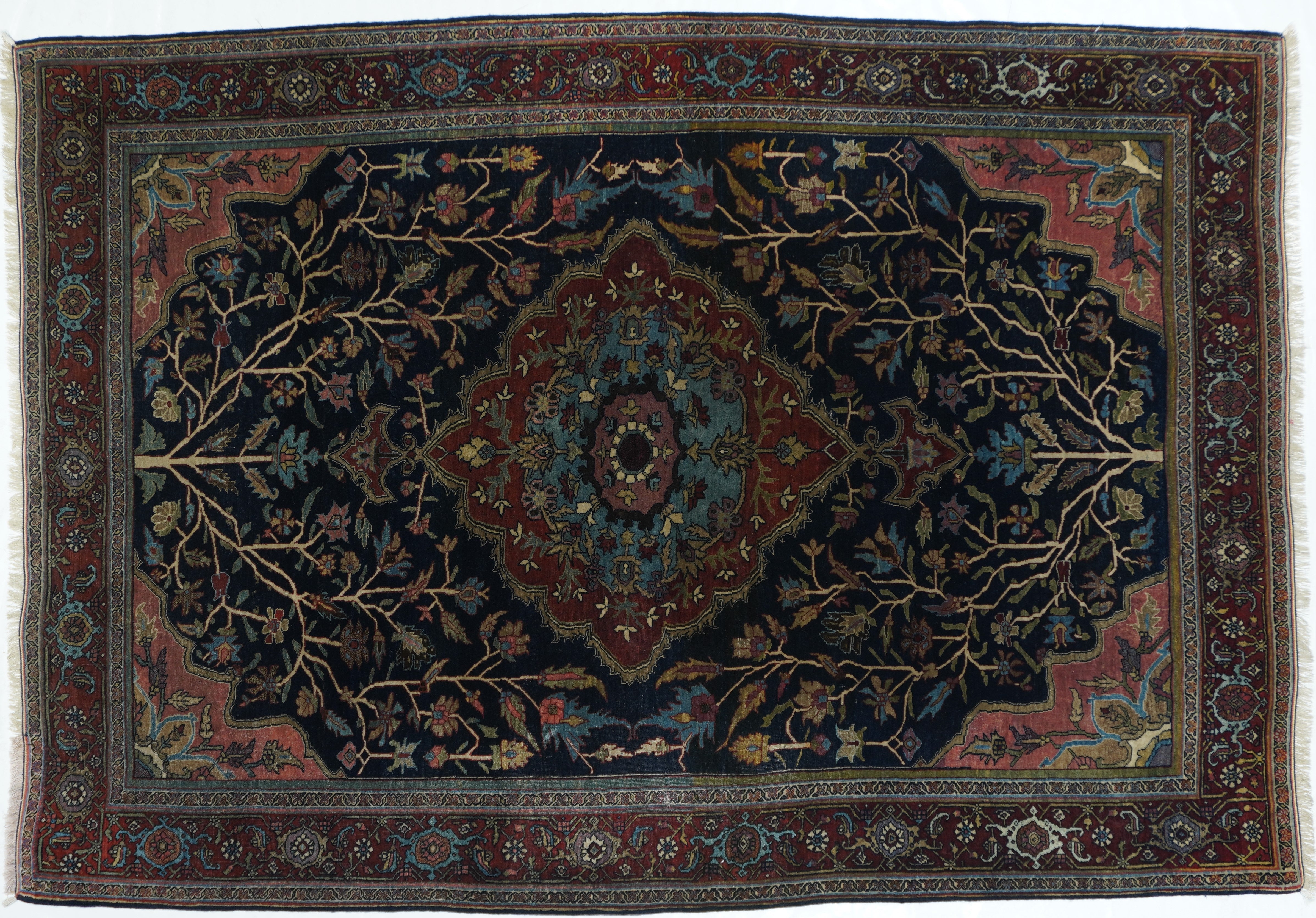 Antique Bidjar Halvaie Rug 5'2'' x 7'0''