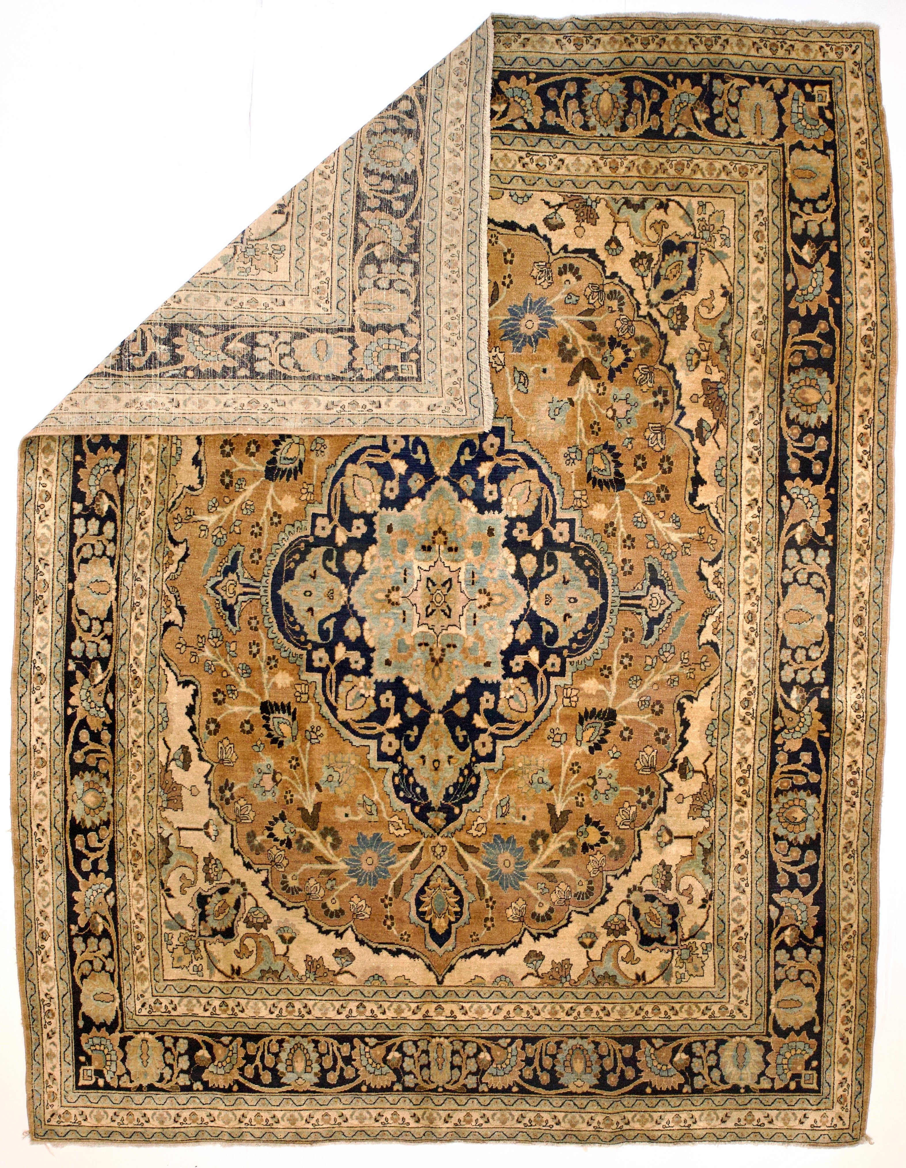 Vintage Mashad Rug 9' 3" x 12' 2''