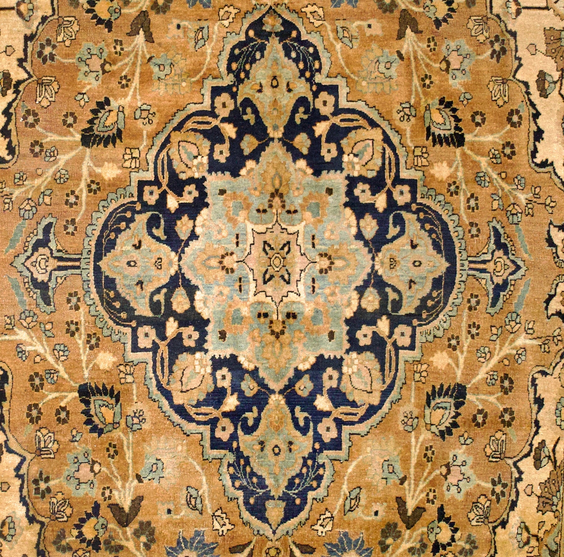 Vintage Mashad Rug 9' 3" x 12' 2''