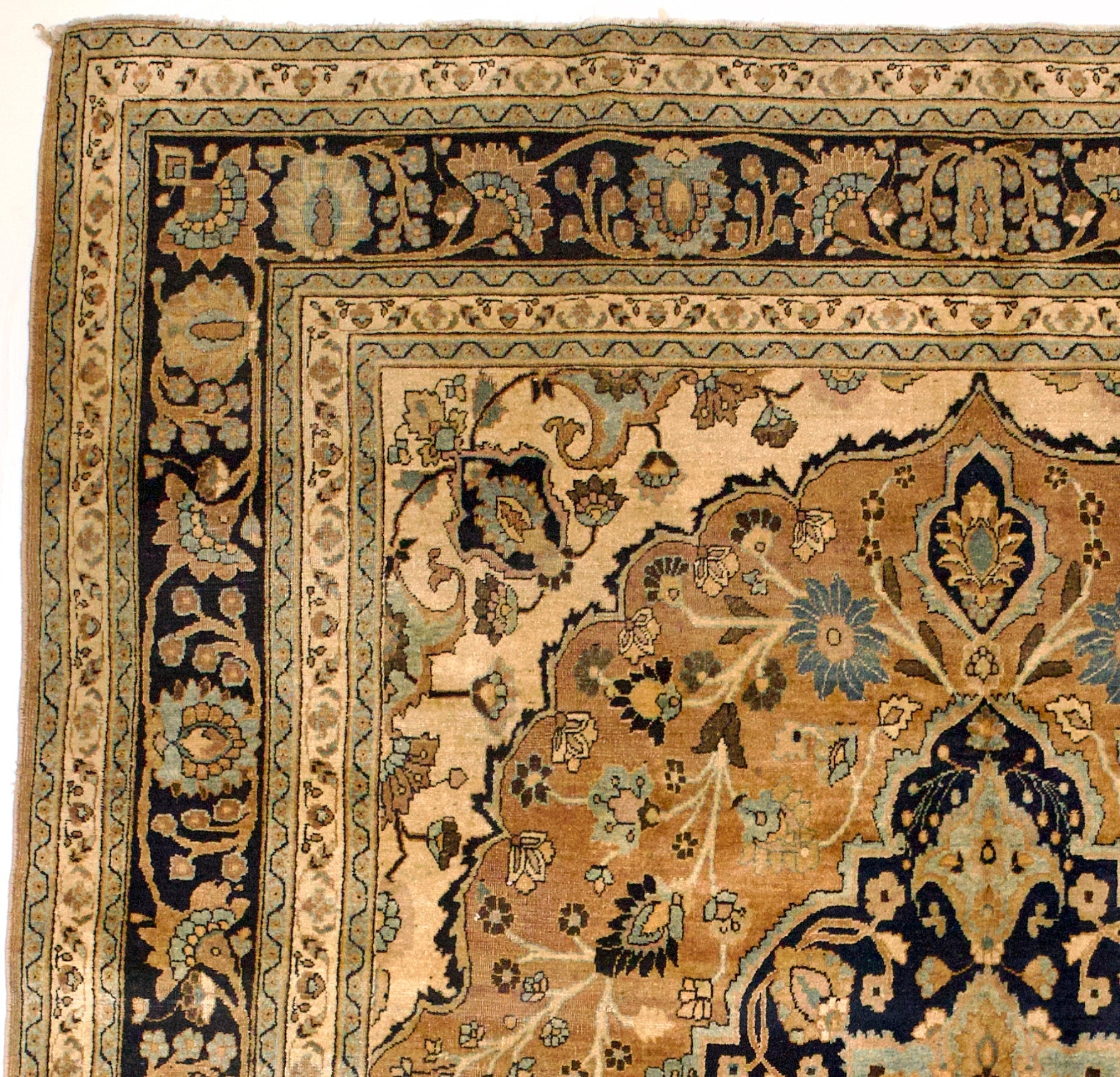 Vintage Mashad Rug 9' 3" x 12' 2''