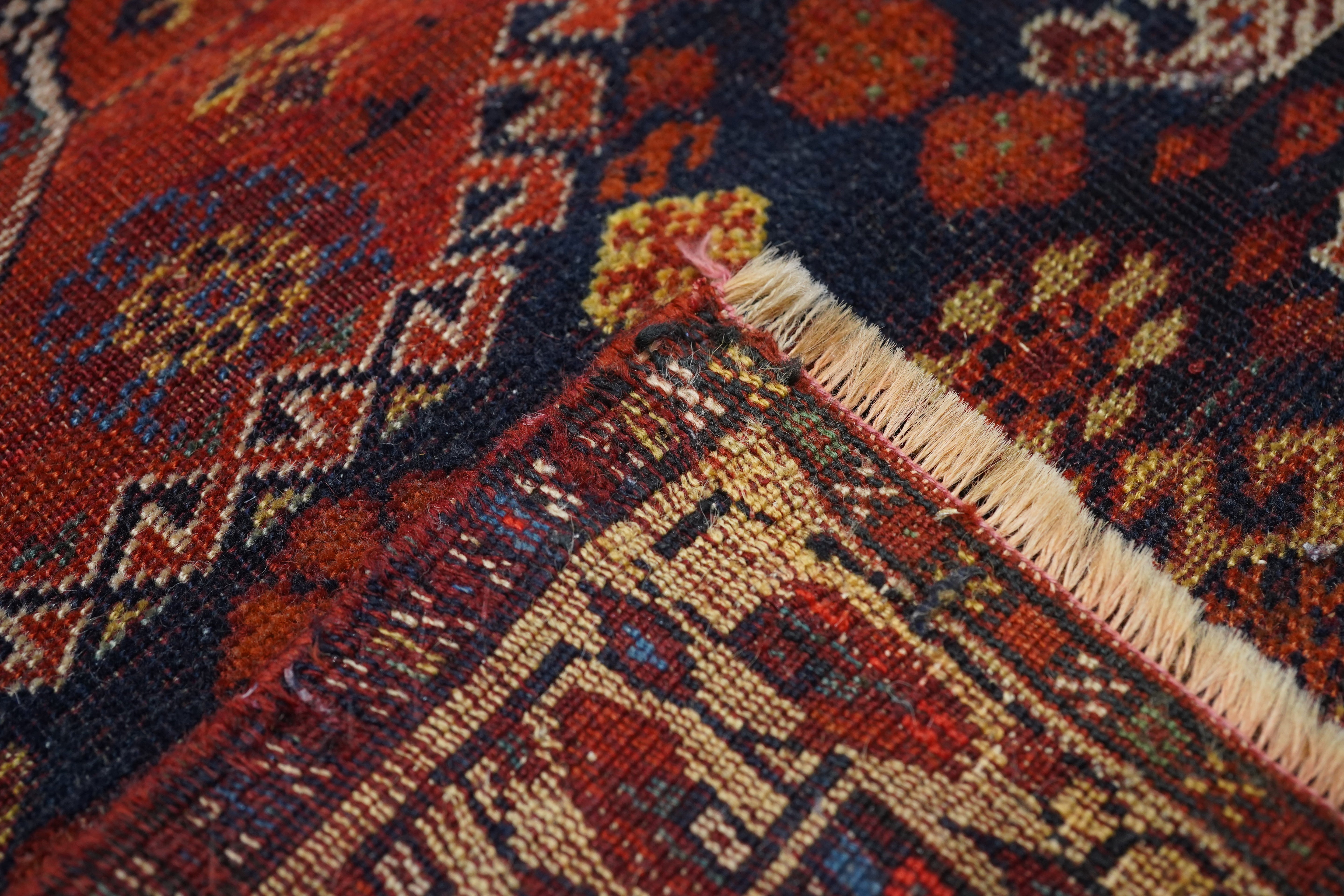 Antique Qashqai Rug 5'1" x 7' 1"