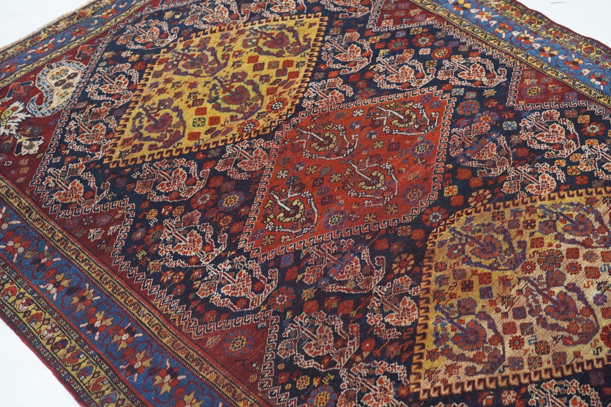 Antique Qashqai Rug 5'1" x 7' 1"