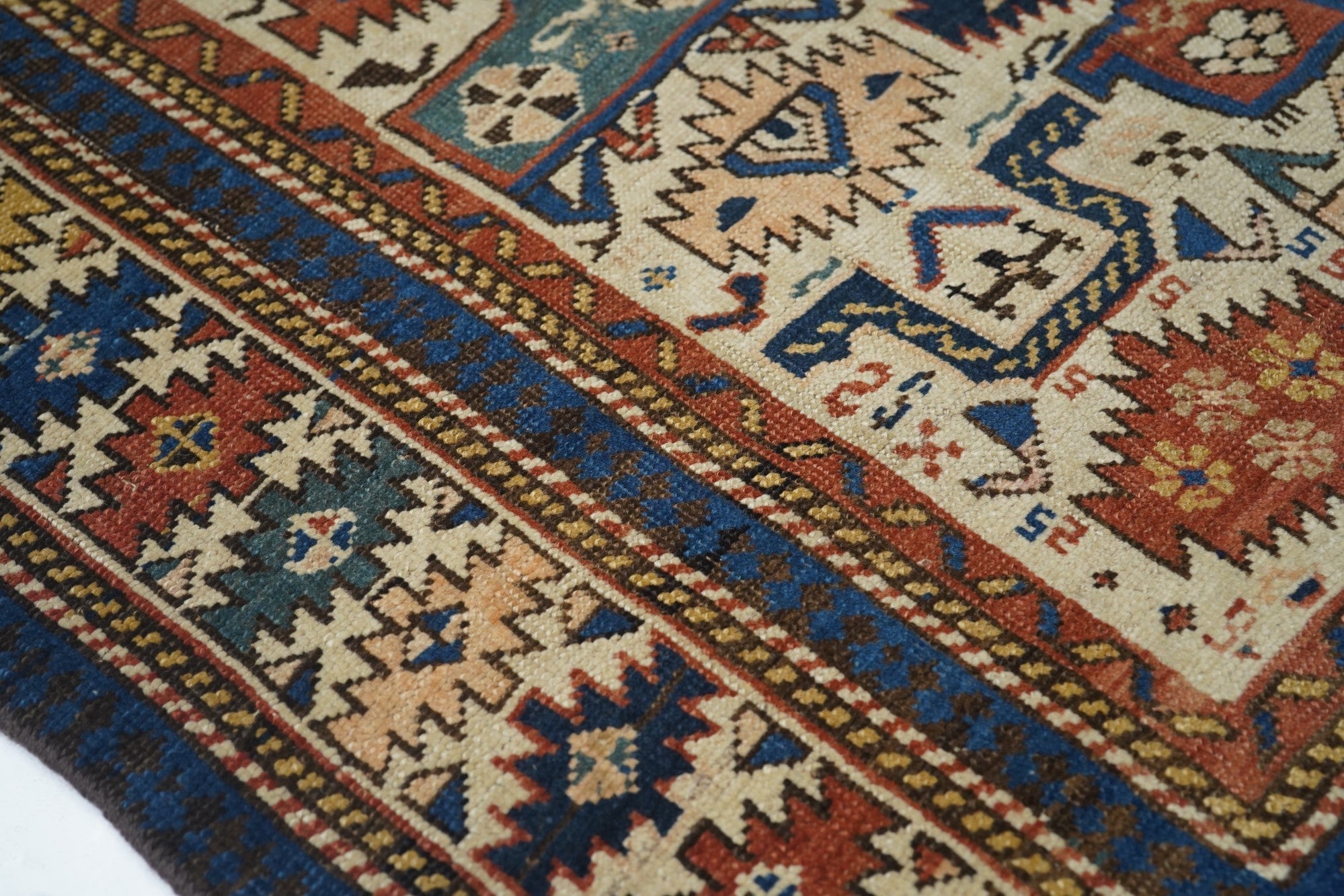 Antique Caucasian Zeikor Rug 4'0" x 5'5''