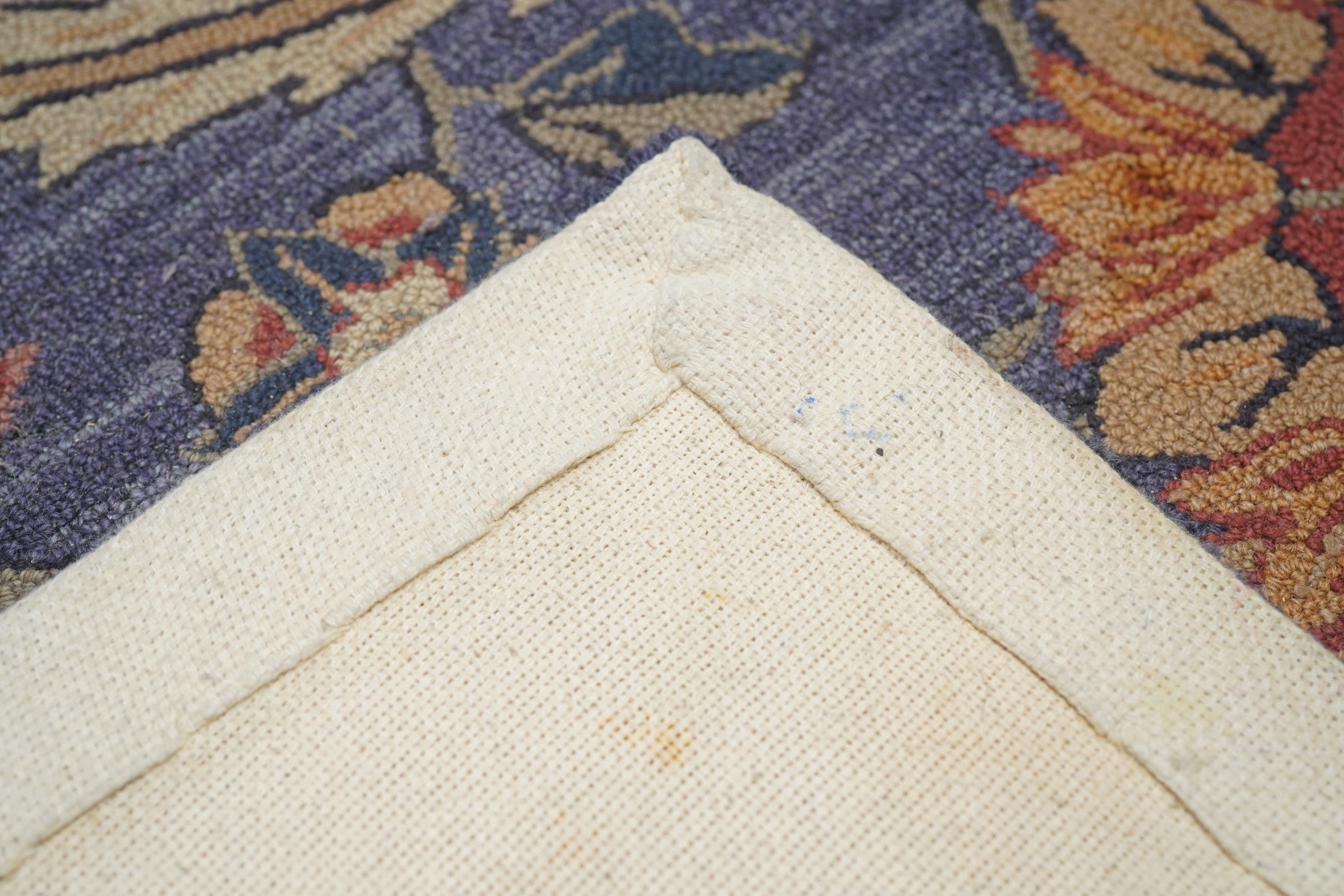 Vintage European Hook Rug 8'6'' x 11'4''