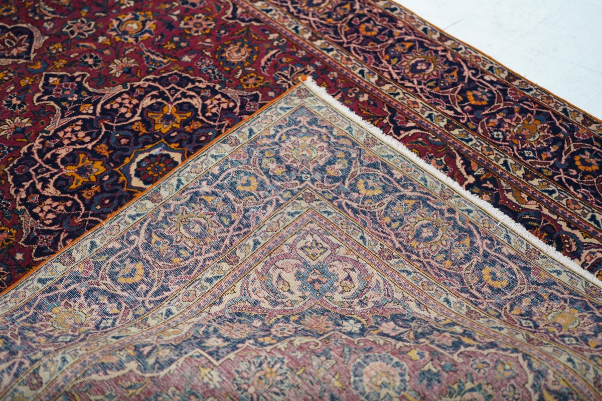 Vintage Kashan Rug 4'4'' x 6'10''