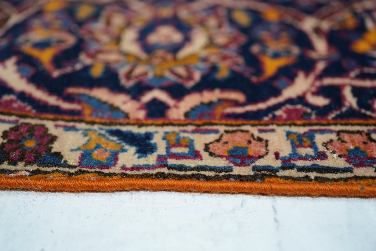 Vintage Kashan Rug 4'4'' x 6'10''