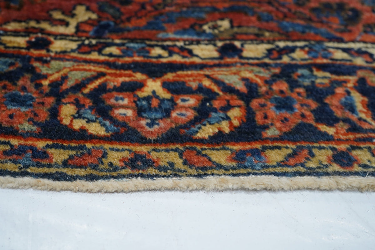Antique Sarouk Rug 3'8'' x 4'1''