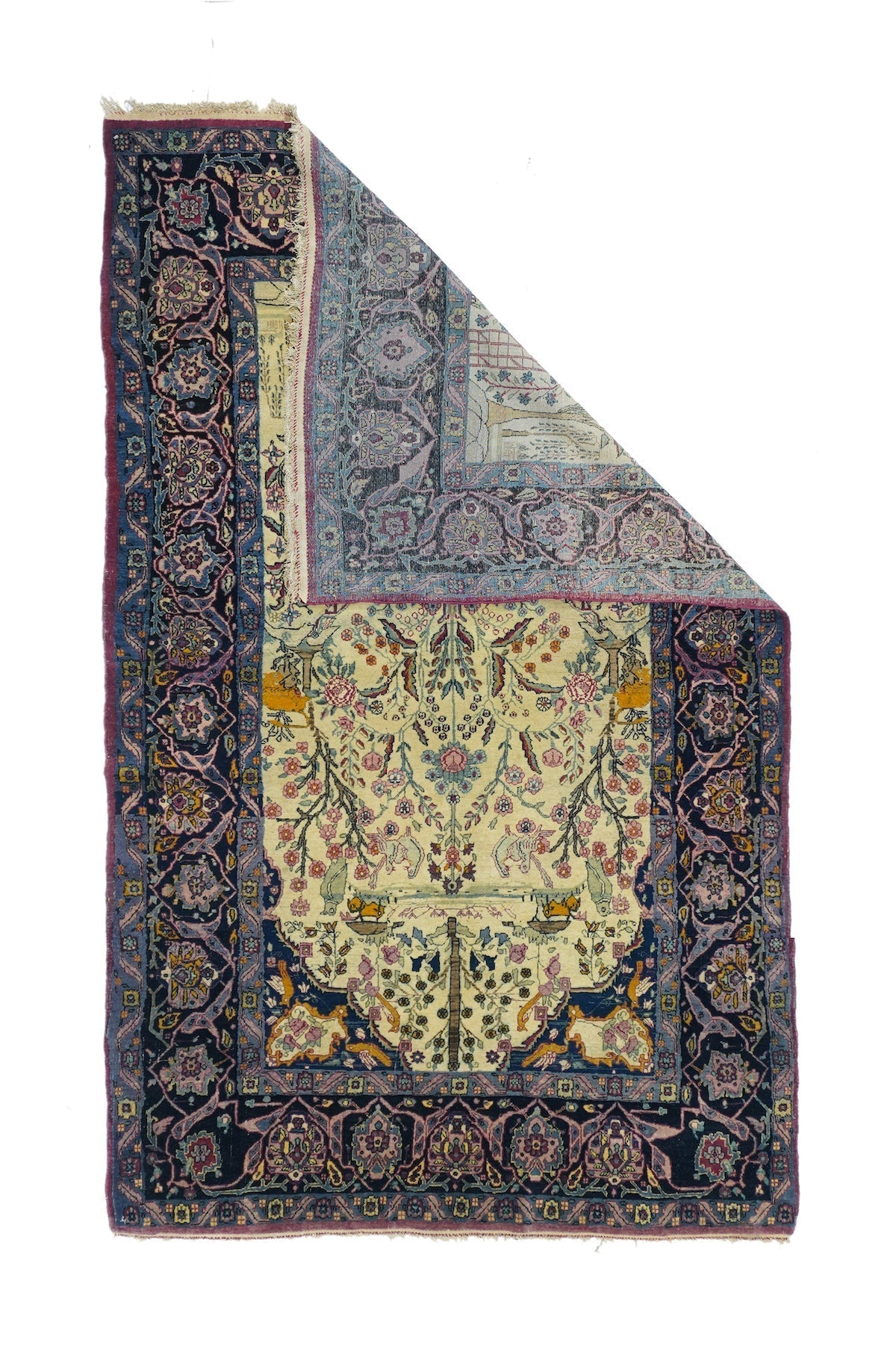 Antique Tehran Rug 4'4'' x 7'0"