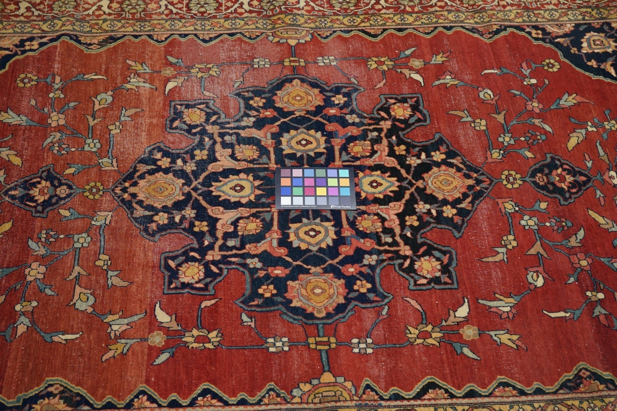 Antique Sarouk Rug 4'2'' x 6'6''