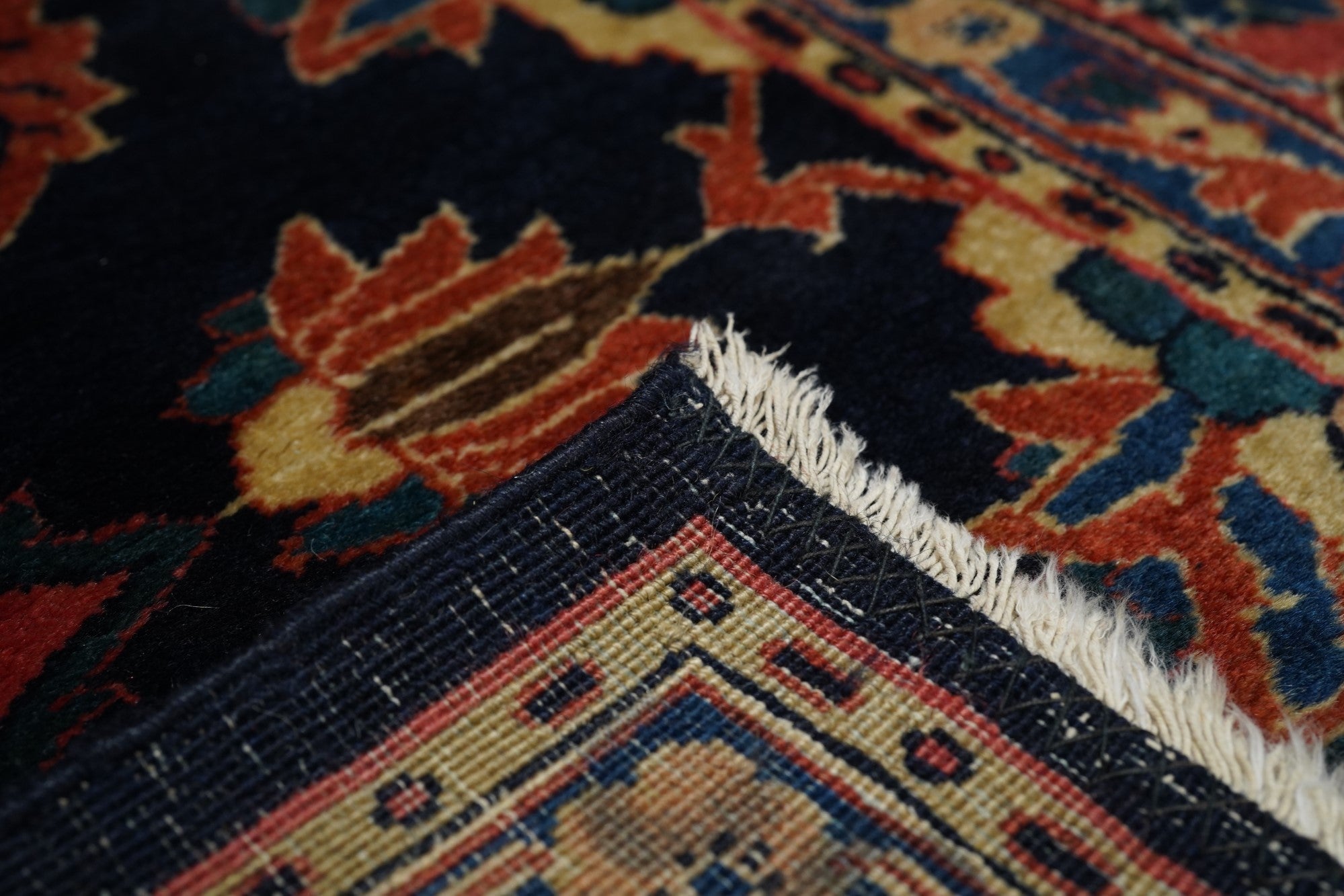 Antique Farahan Sarouk Rug 4'4'' x 6'6''