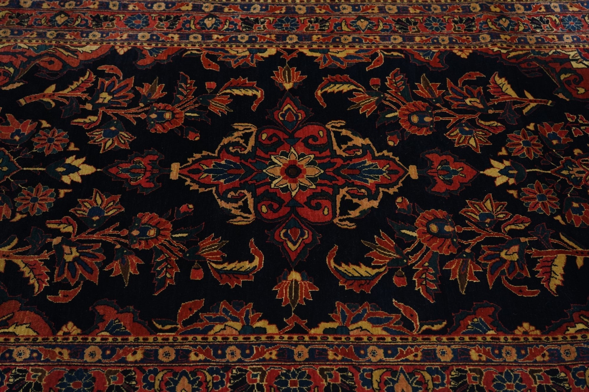 Antique Farahan Sarouk Rug 4'4'' x 6'6''