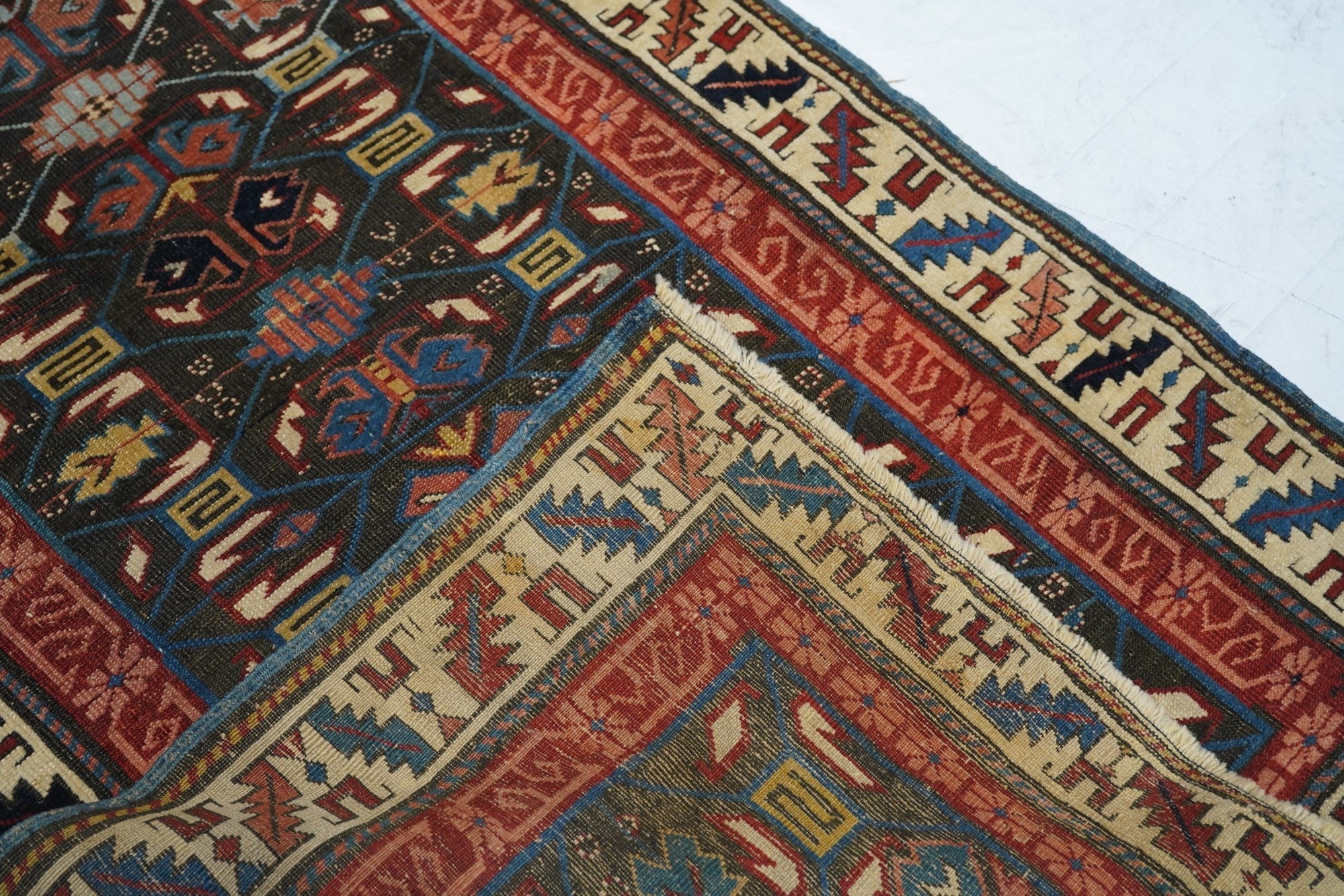 Antique Kuba Rug 2'10'' x 4'5''
