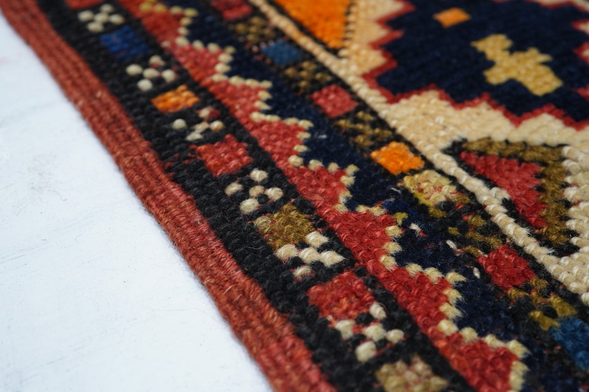 Antique Caucasian Kazak Rug 3'10'' x 9'5''