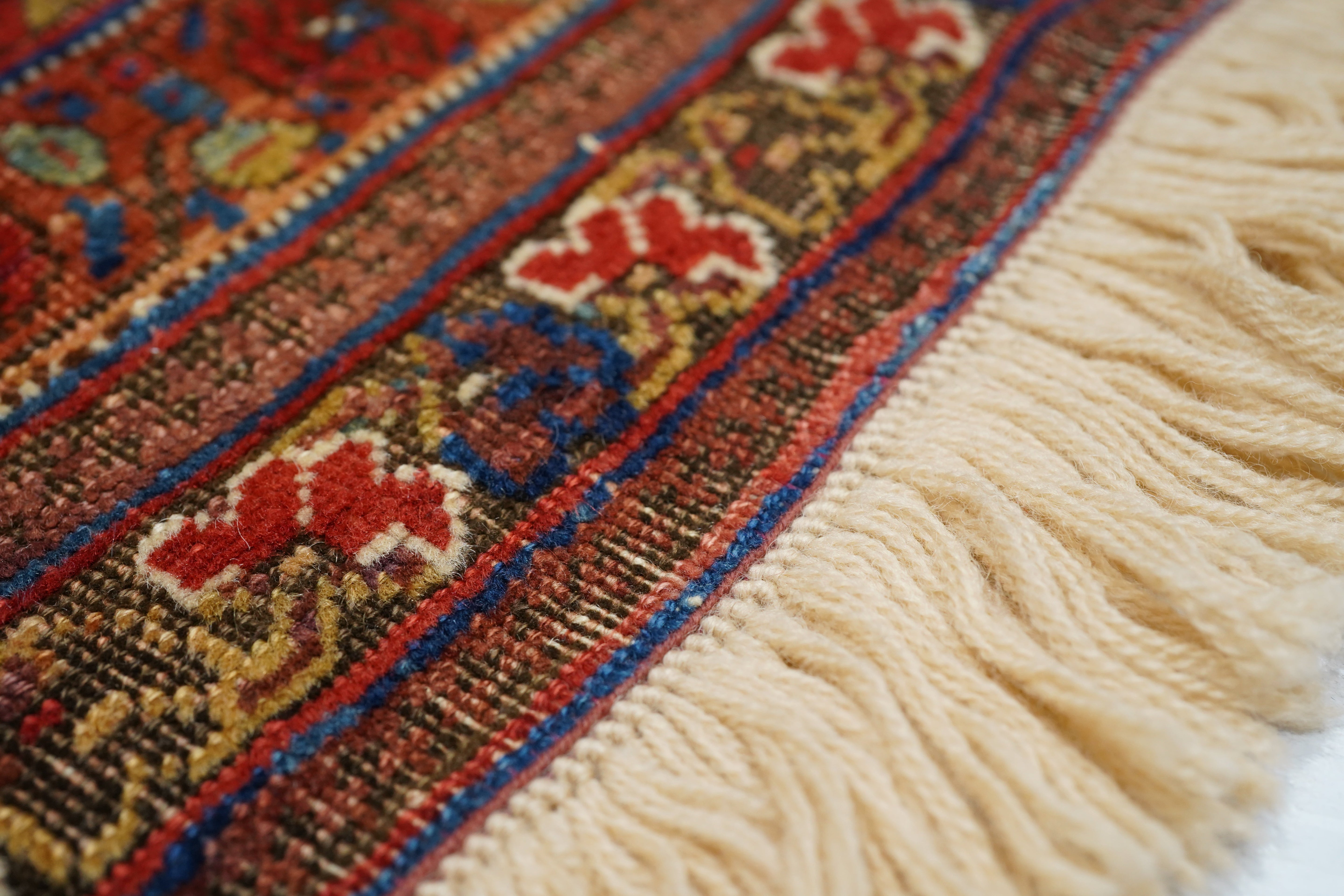 Antique Tribal Afshar Rug 3'2'' x 4'2''