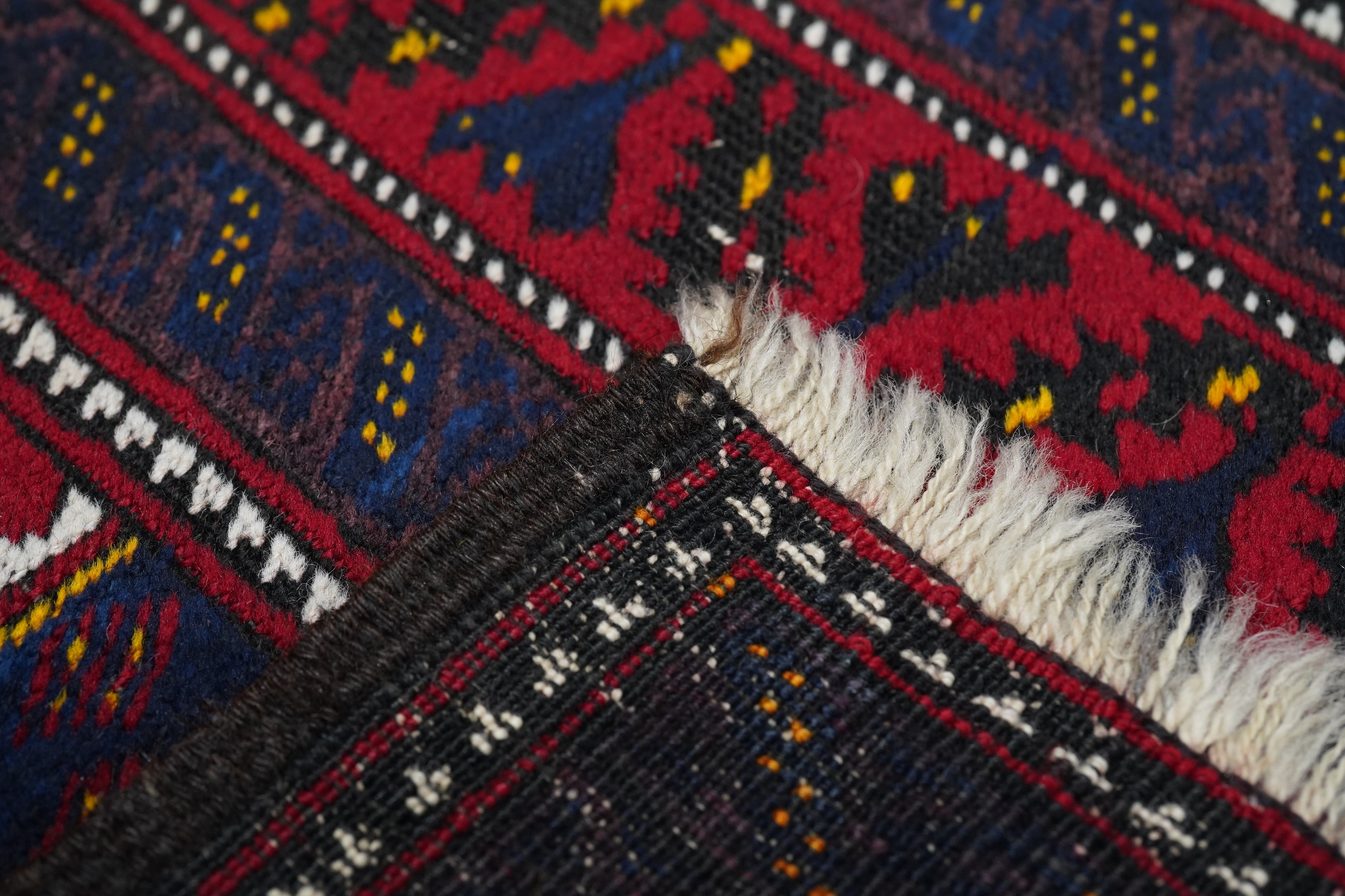 Vintage Baluch Rug 3'5'' x 6'3''