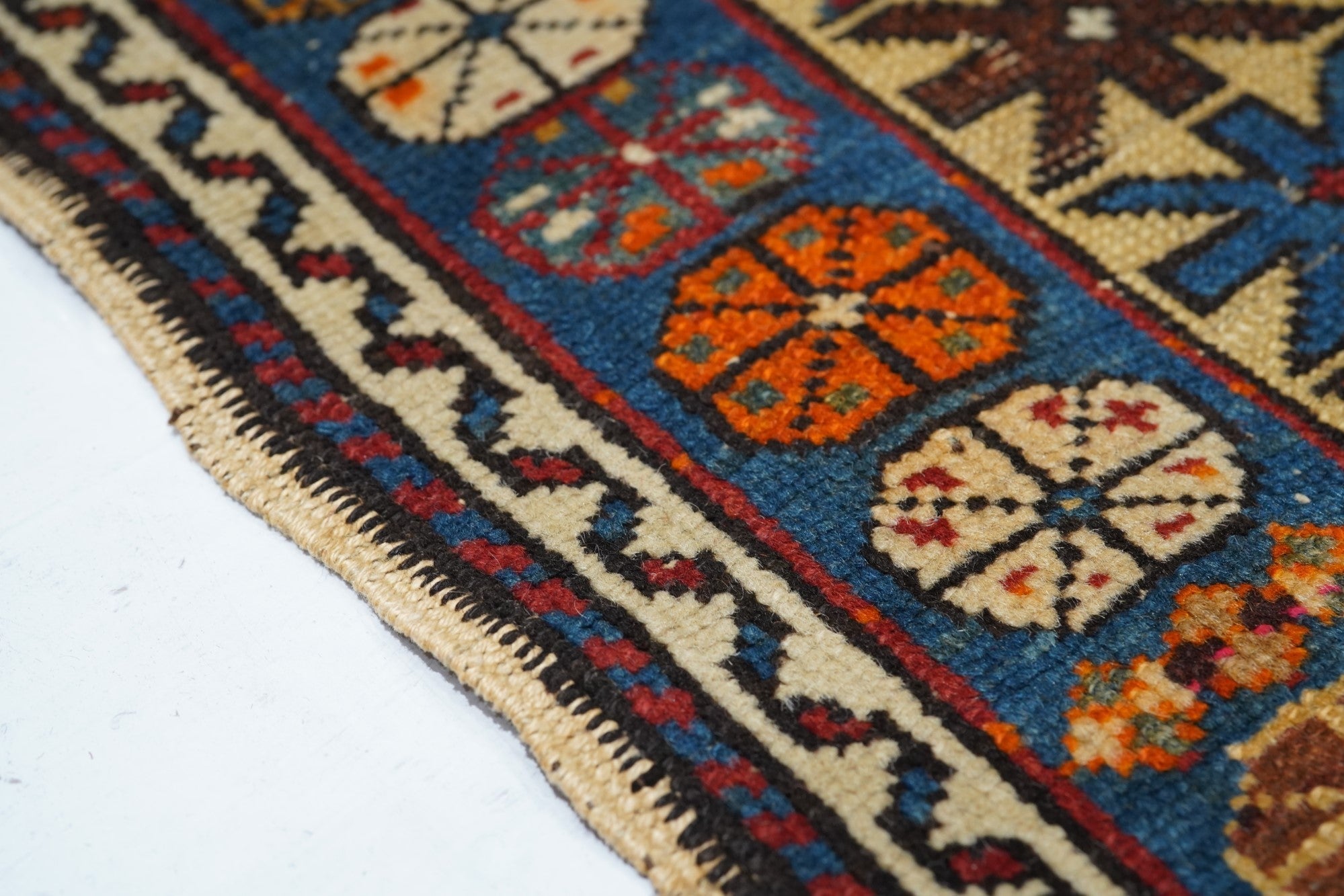 Antique Caucasian Shirvan Rug 3'7'' x 5'0"