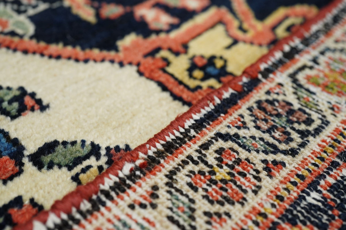 Antique Sarouk Rug 4'3" x 6'10"