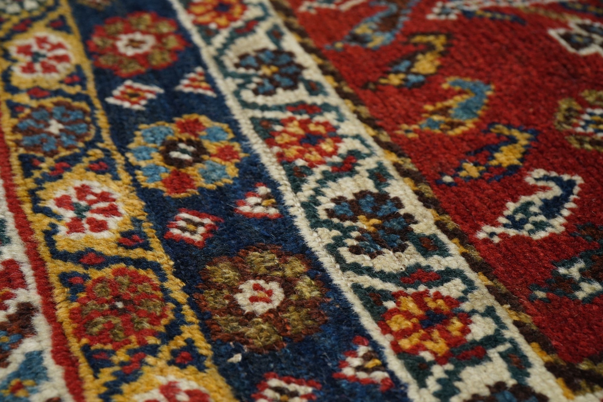 Antique Qashqai Rug 3'10'' x 7'1''