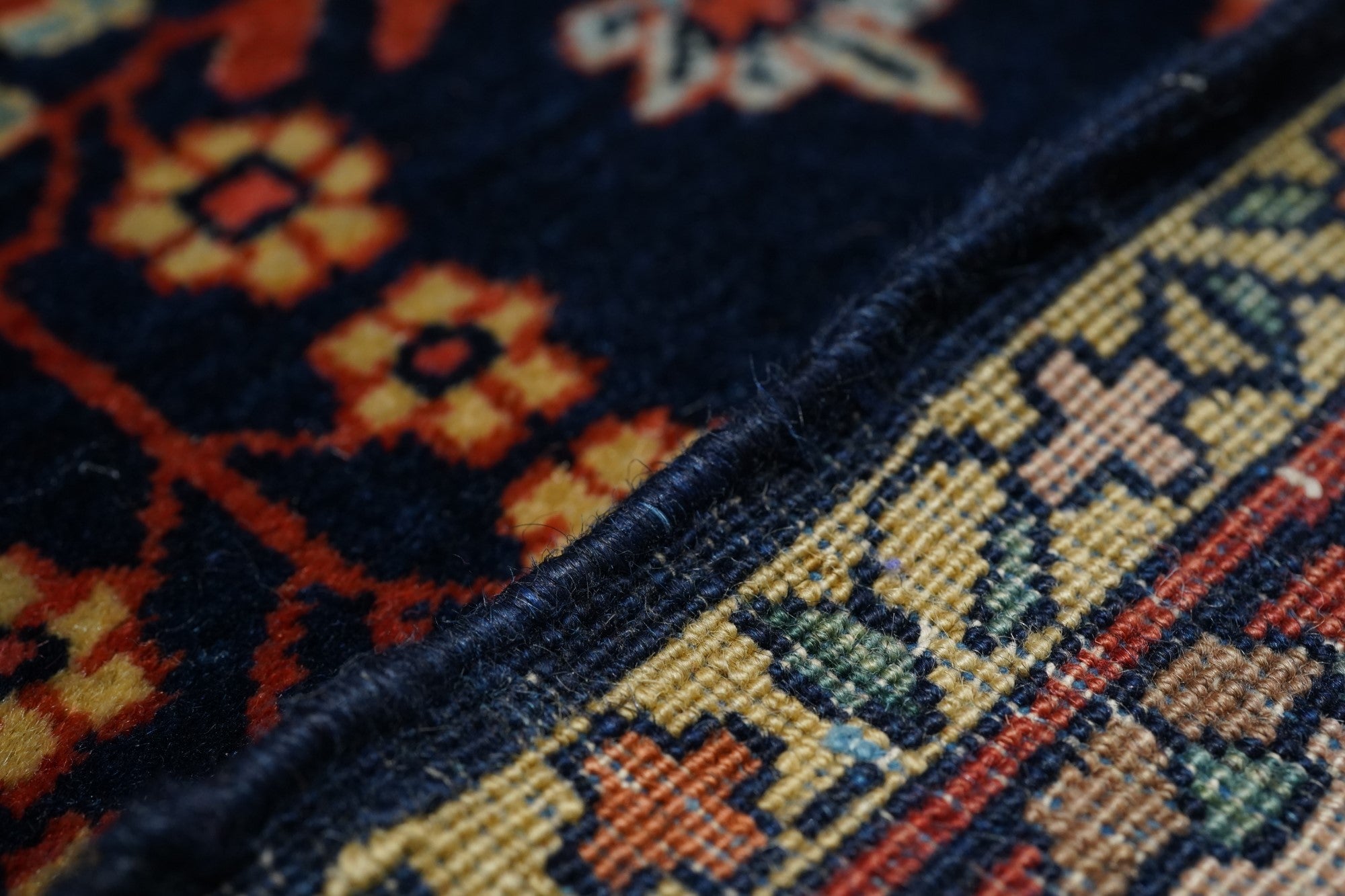Antique Sarouk Rug 3'7'' x 4'11''