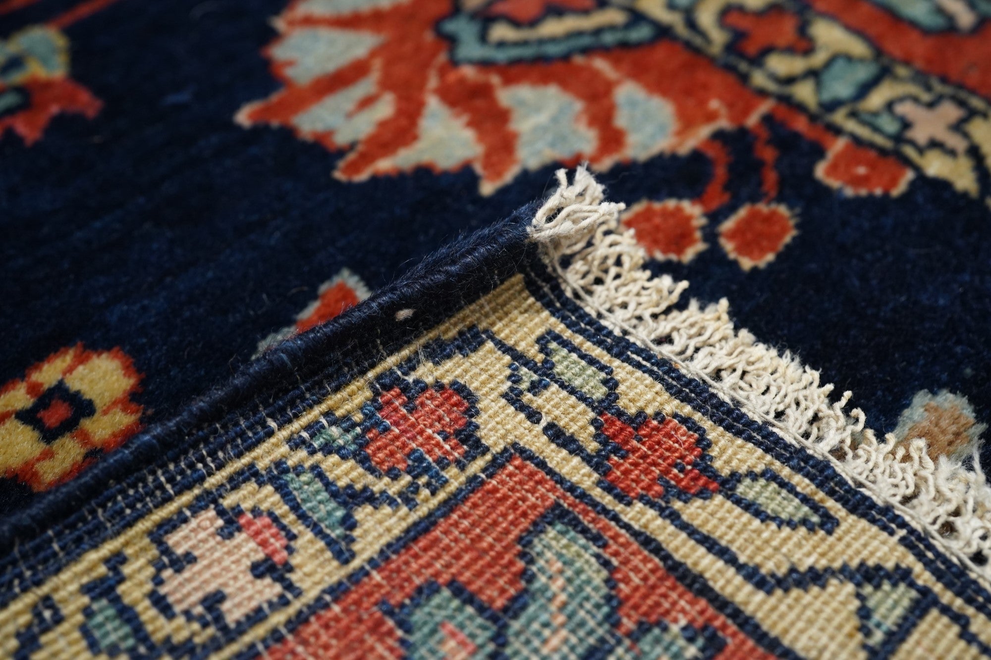 Antique Sarouk Rug 3'7'' x 4'11''