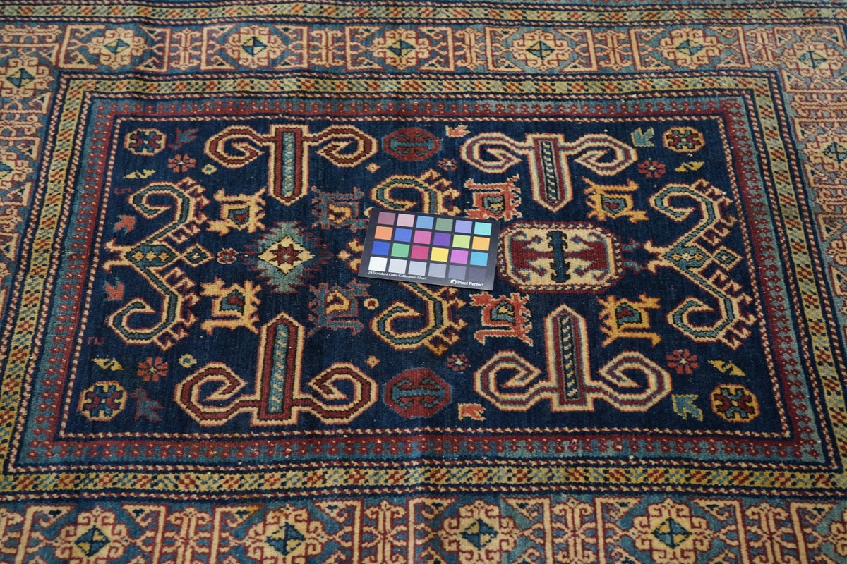 Antique Caucasian Perpedil Rug 3'2'' x 4'3''