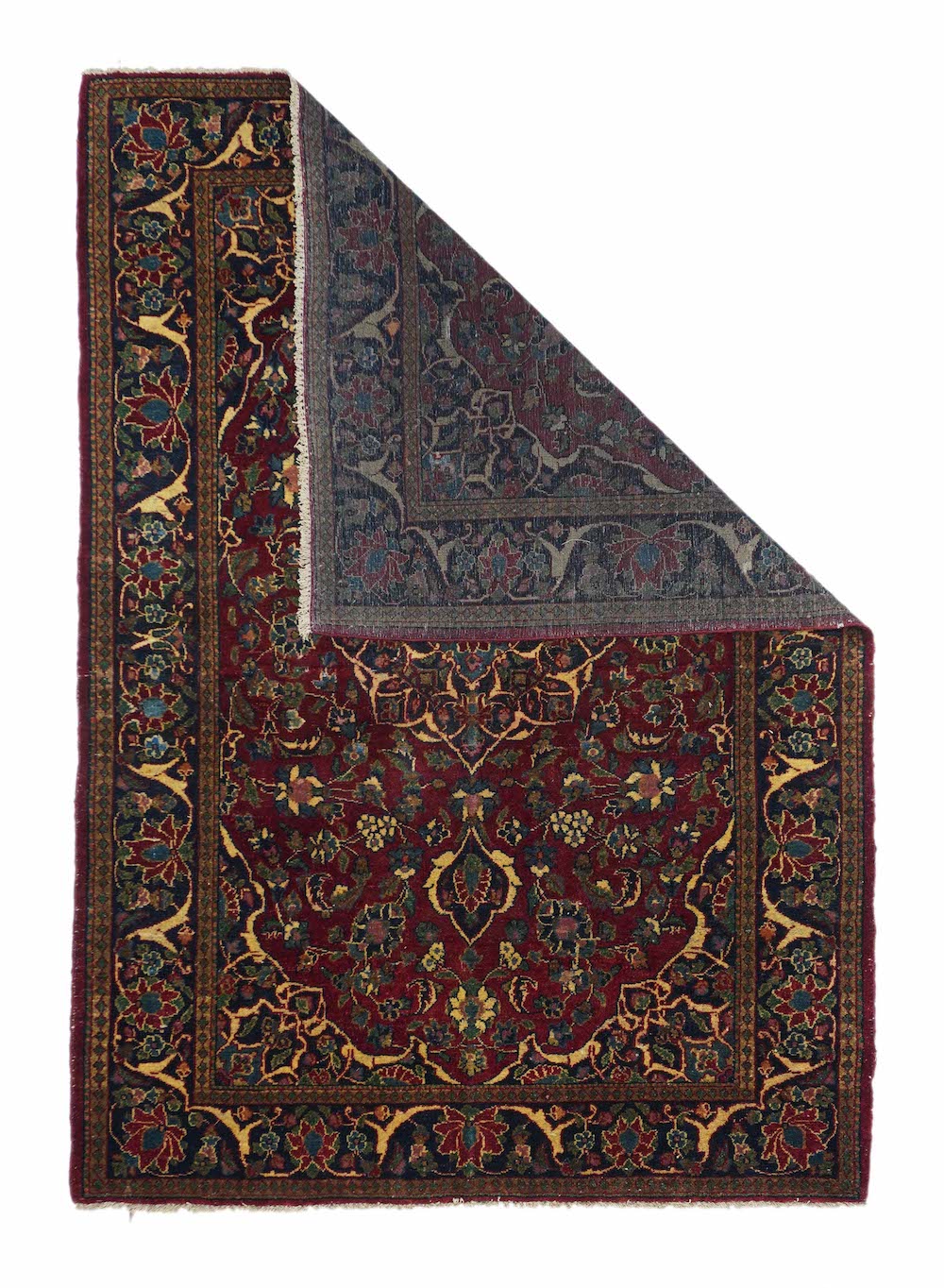 Vintage Kashan Rug 4'6'' x 6'6''