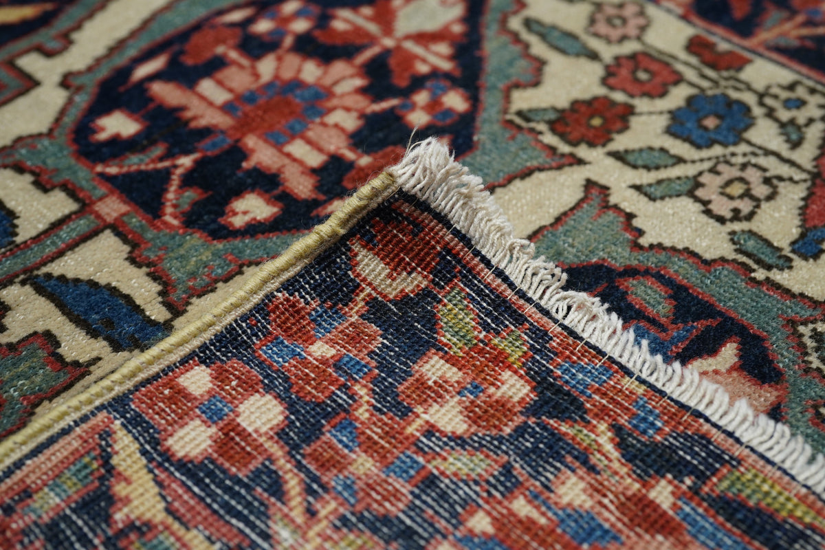 Antique Sarouk Rug 3'3'' x 4'11''