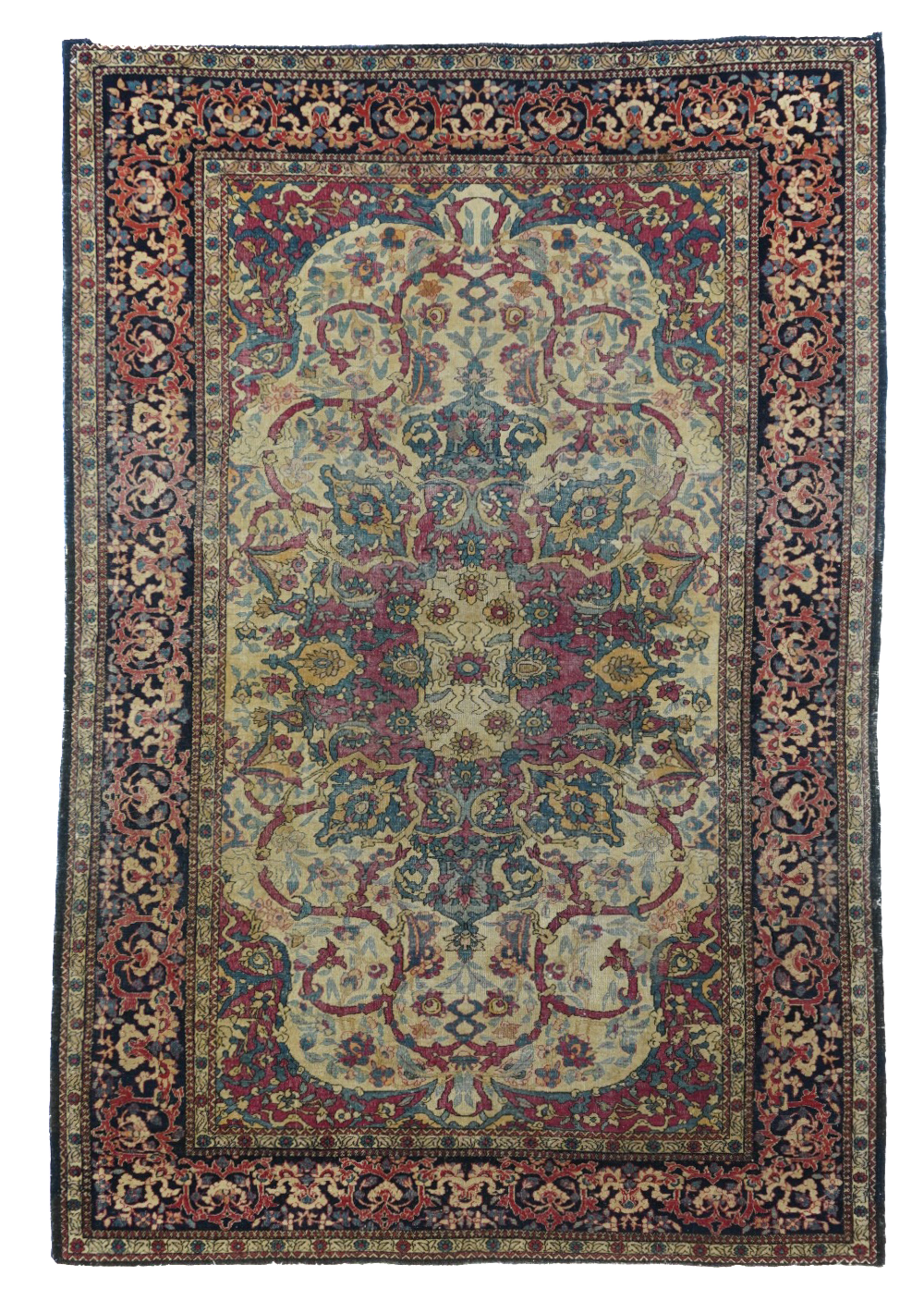 Antique Farahan Sarouk Rug 4'7'' x 6'10''