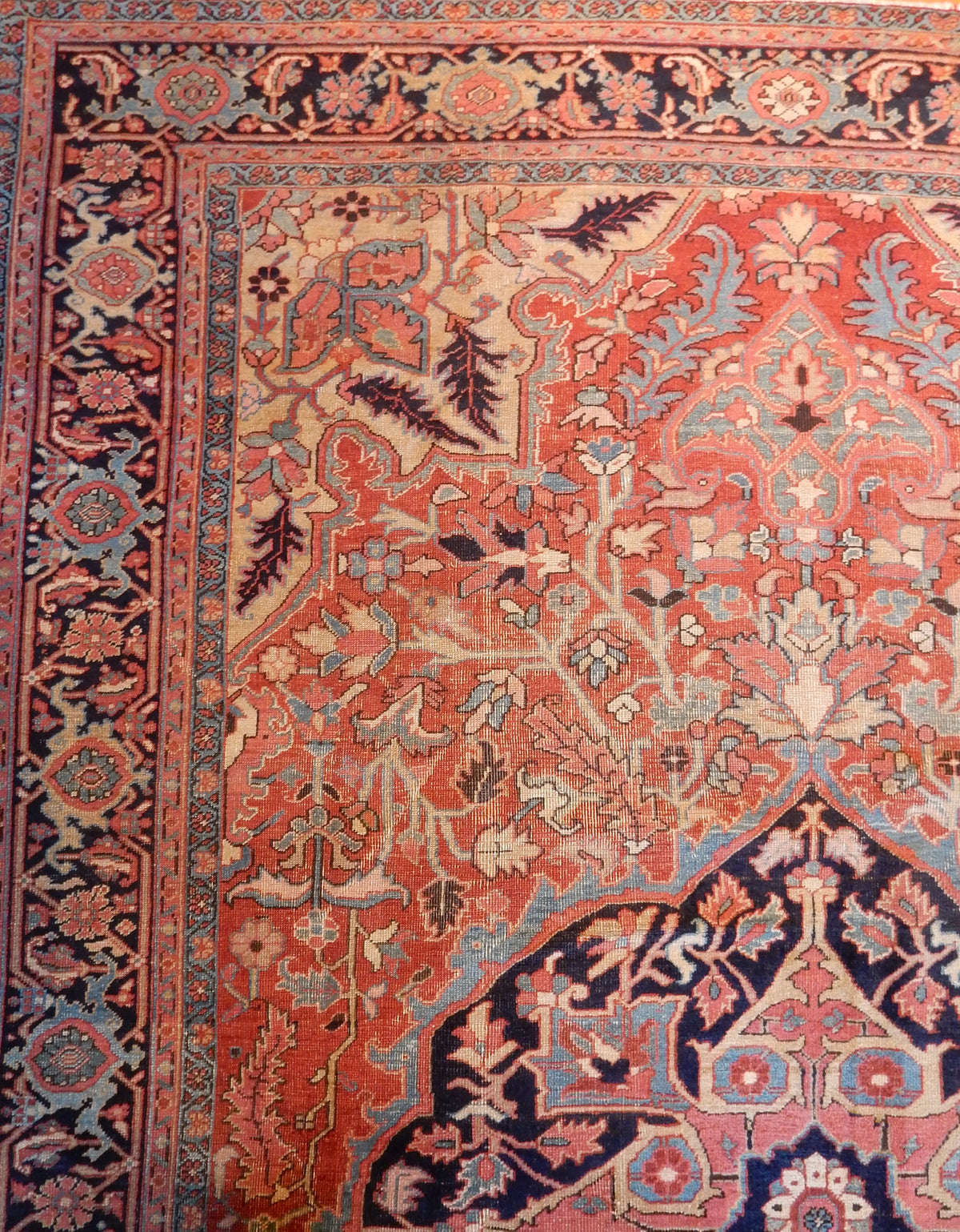 Antique Heriz Serapi Rug 8'9'' x 12'6''
