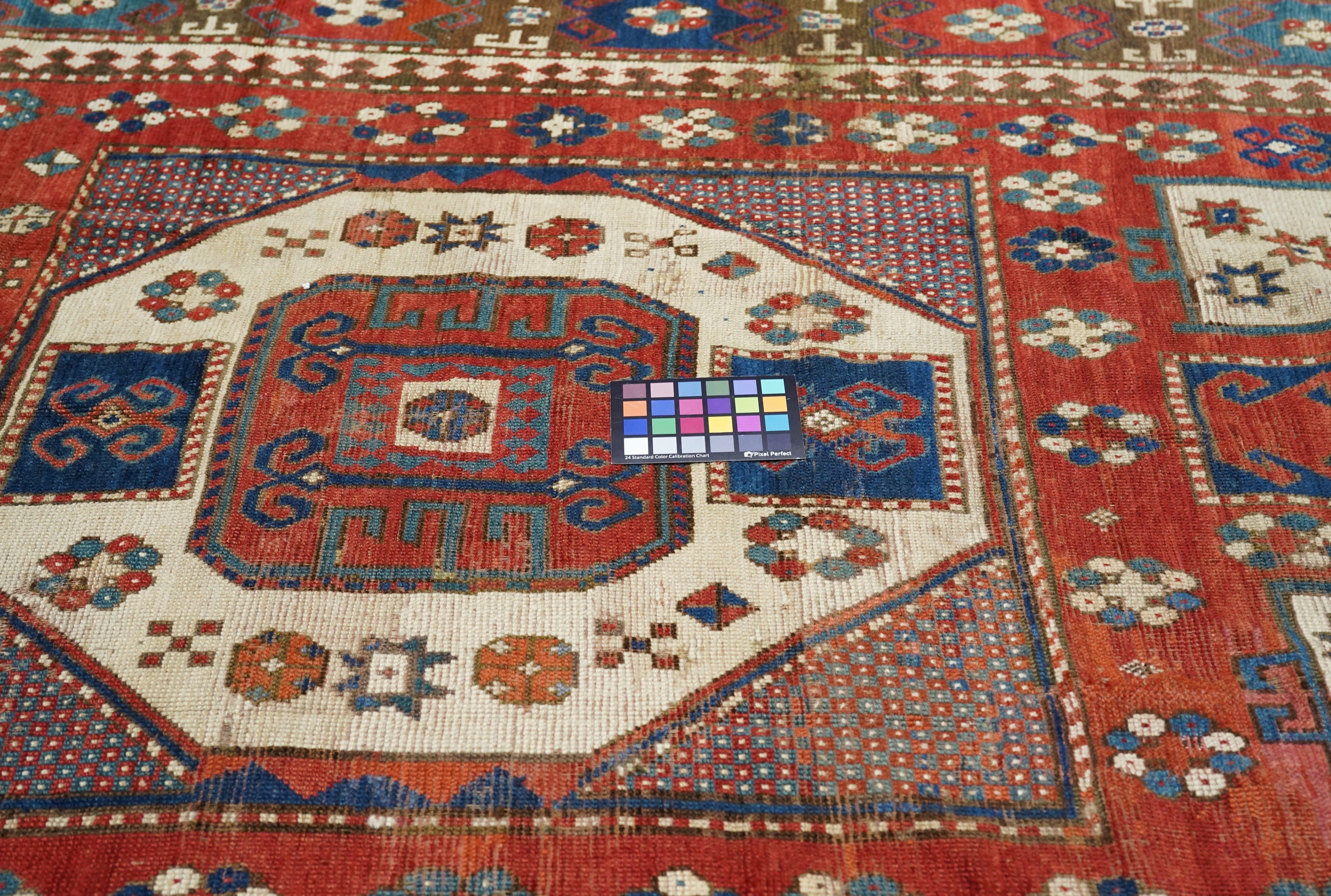 Antique Caucasian Kazak Rug 5'7" x 7'4''